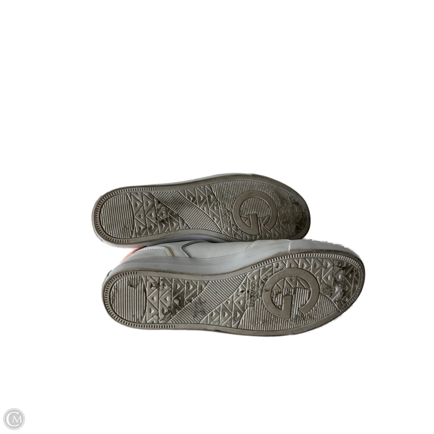 Shoes Sneakers By Guess In Blue & Silver, Size: 9