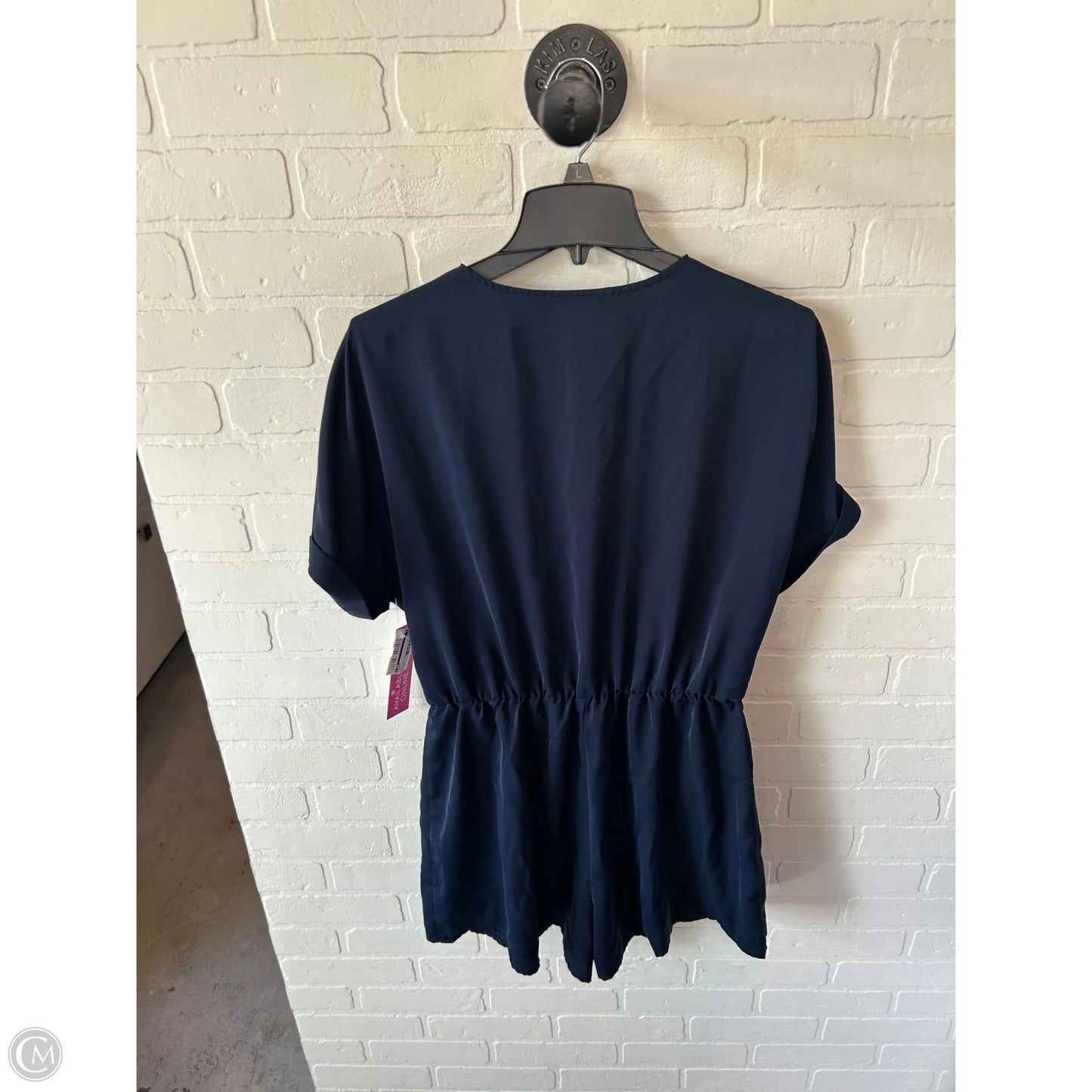 Romper By Cme In Navy, Size: Xl