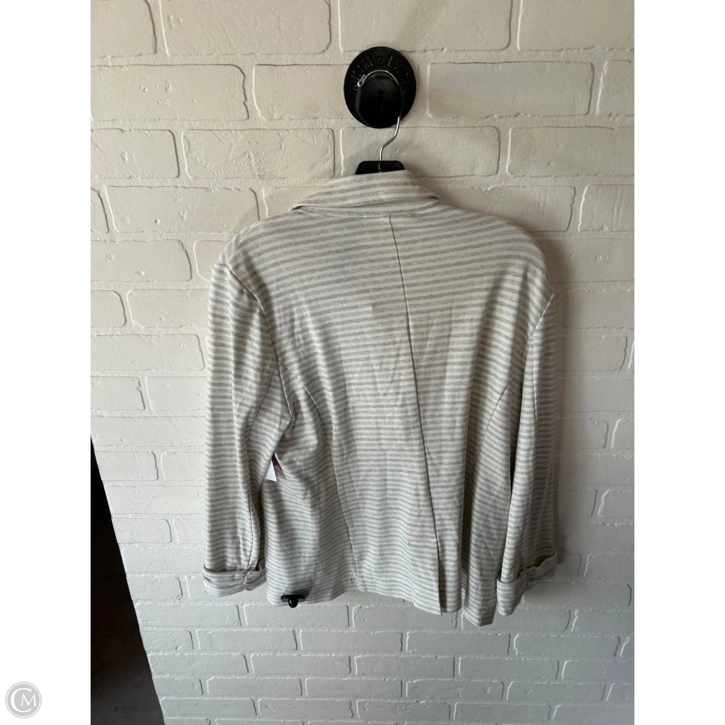 Blazer By Skies Are Blue In Grey & White, Size: L