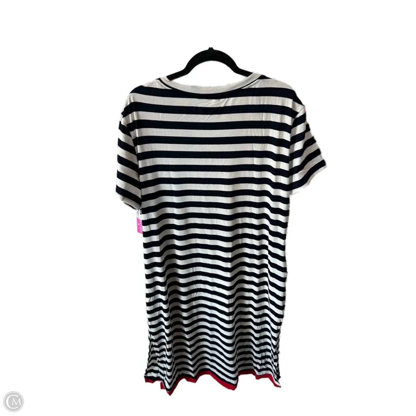 Dress Casual Midi By Dokotoo In Blue Red & White, Size: 2x