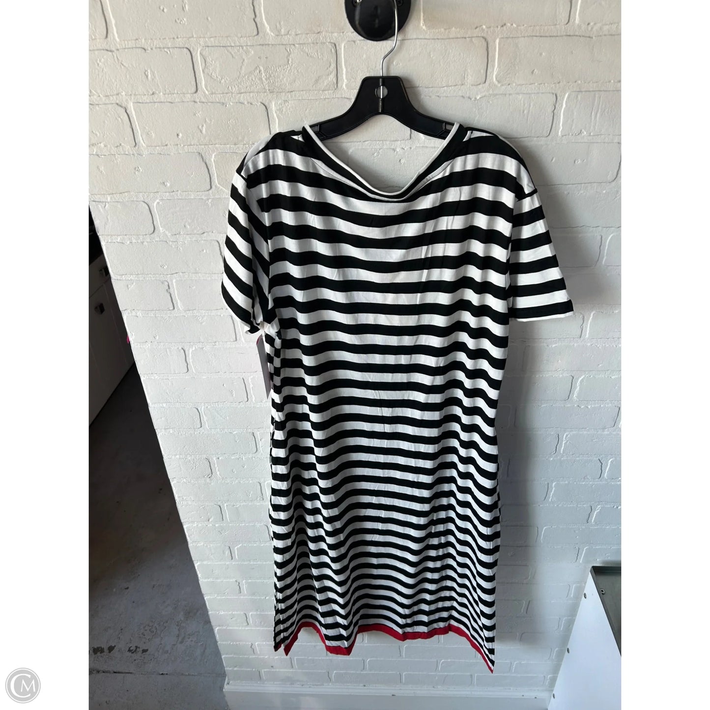 Dress Casual Midi By Dokotoo In Black & White, Size: Xl