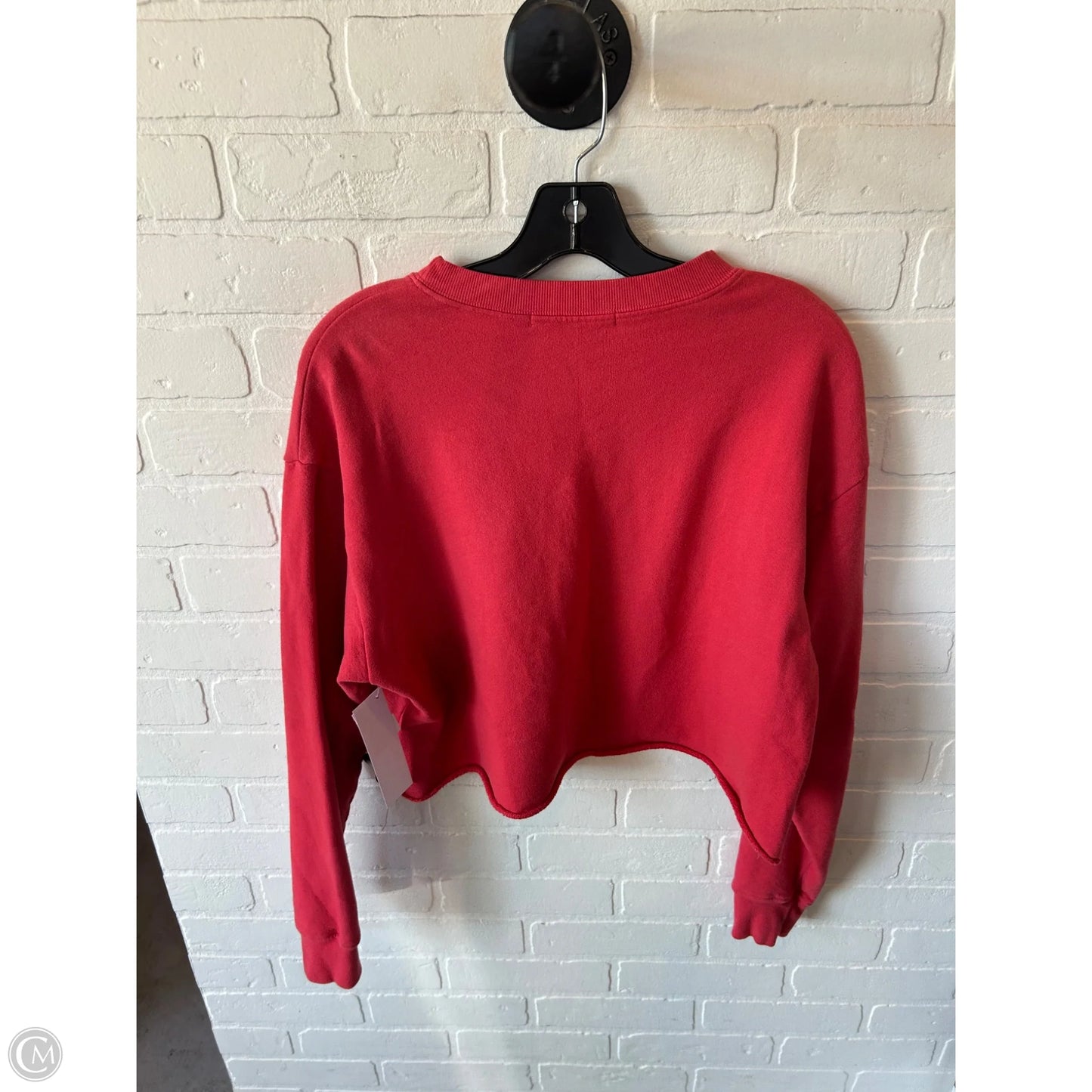 Sweatshirt Crewneck By Daydreamer In Red & White, Size: S