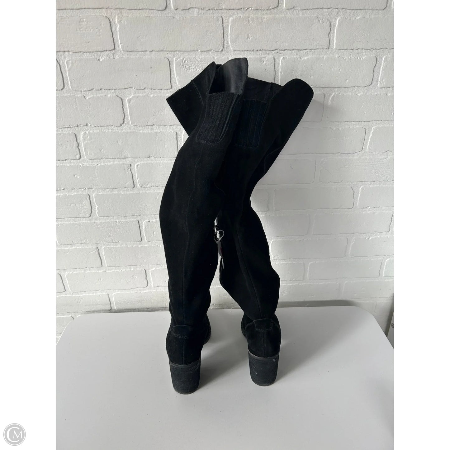 Boots Over-the-knee Heels By Jeffrey Campbell In Black, Size: 8