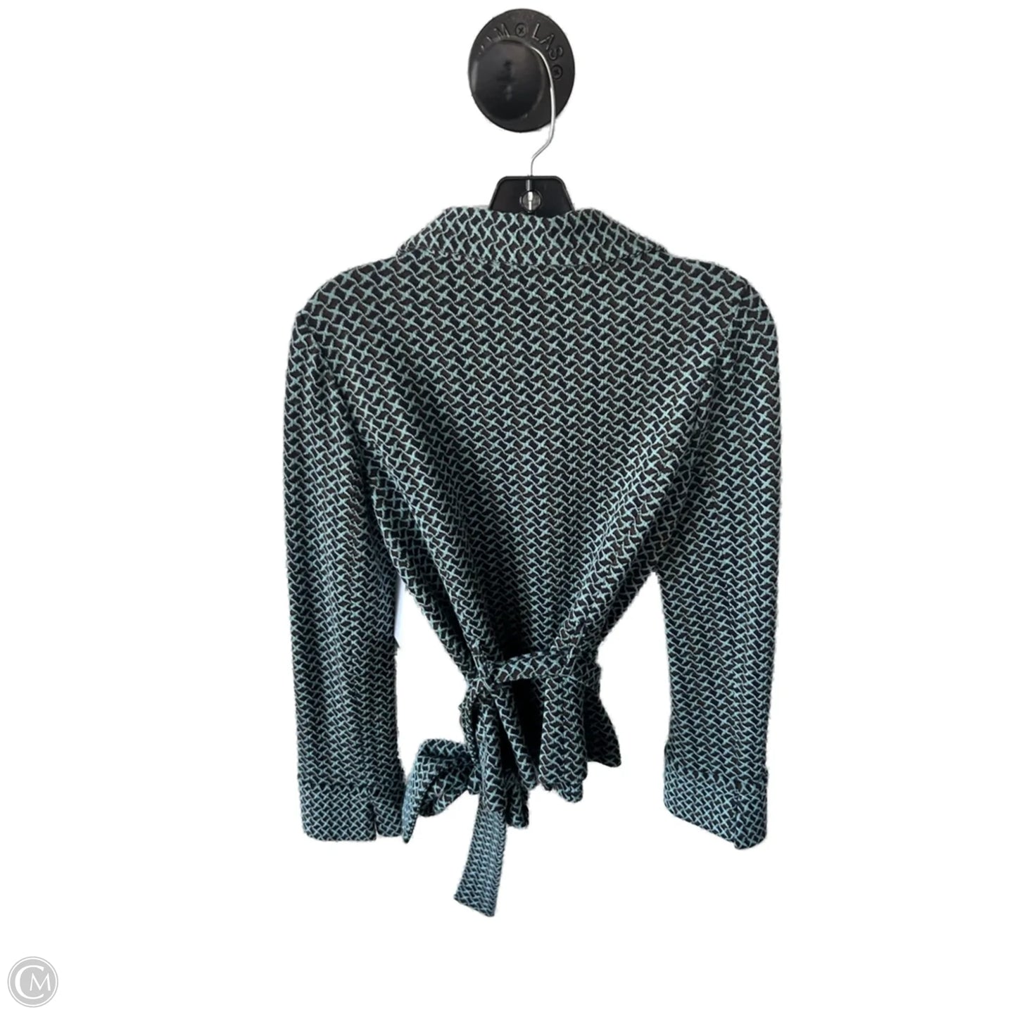 Jacket Designer By Diane Von Furstenberg In Brown & Green, Size: M