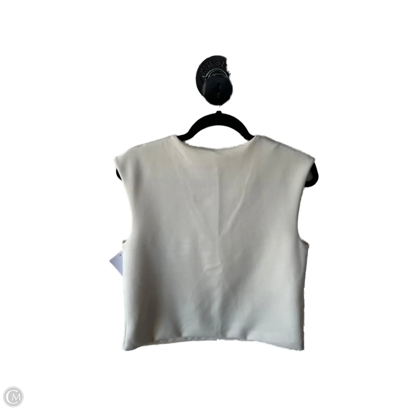 Top Short Sleeve By A New Day In Cream, Size: Medium
