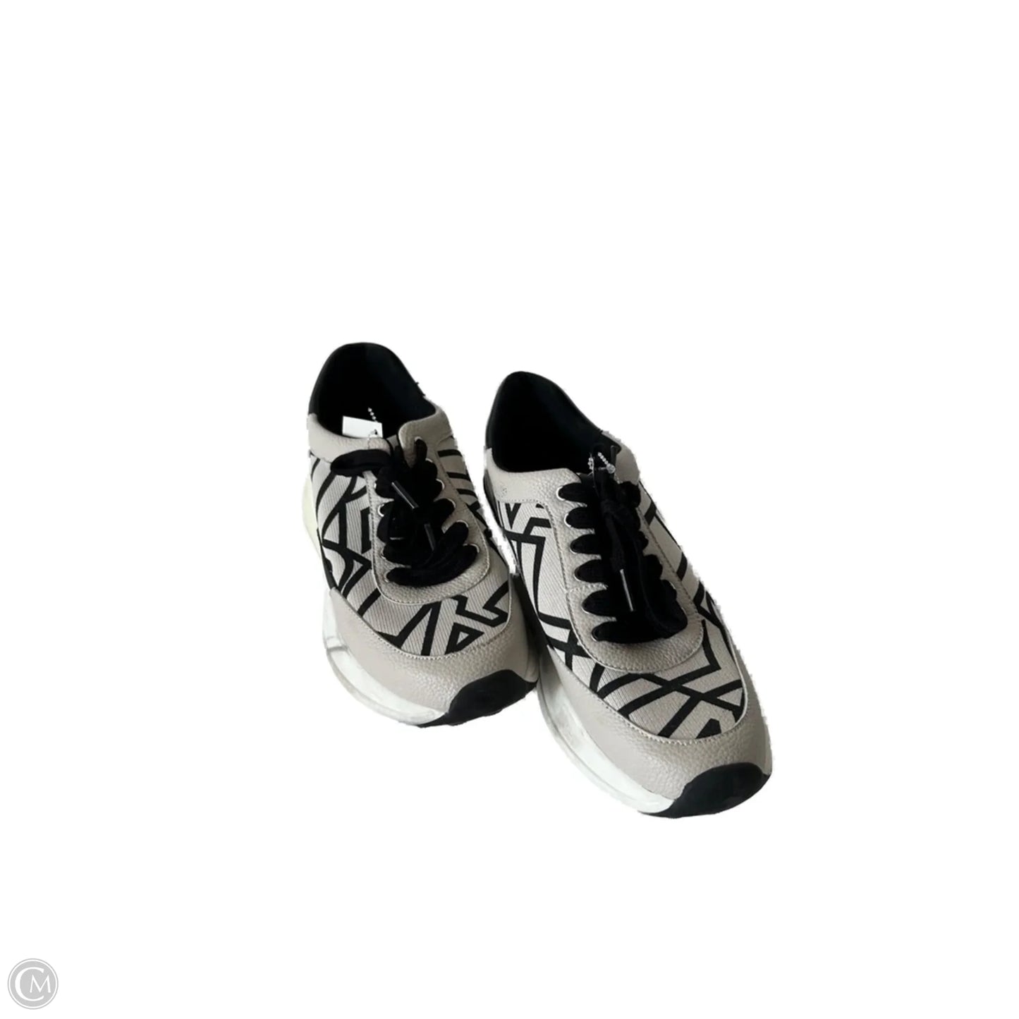 Shoes Designer By Karl Lagerfeld In Black & White, Size: 8.5
