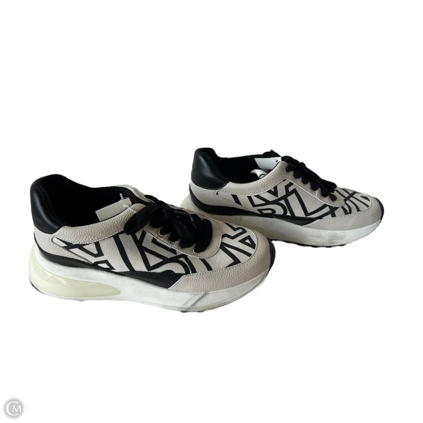 Shoes Designer By Karl Lagerfeld In Black & White, Size: 8.5