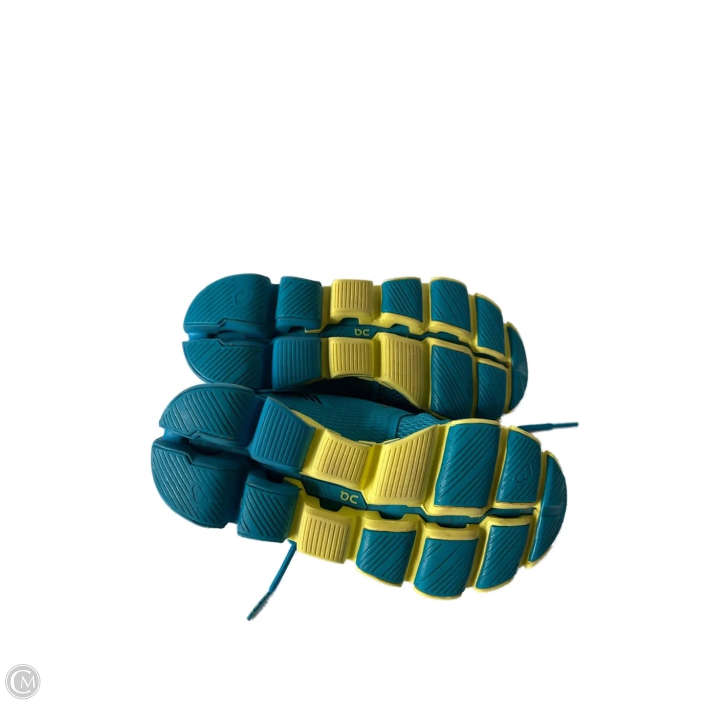 Shoes Athletic By On In Blue & Yellow, Size: 6