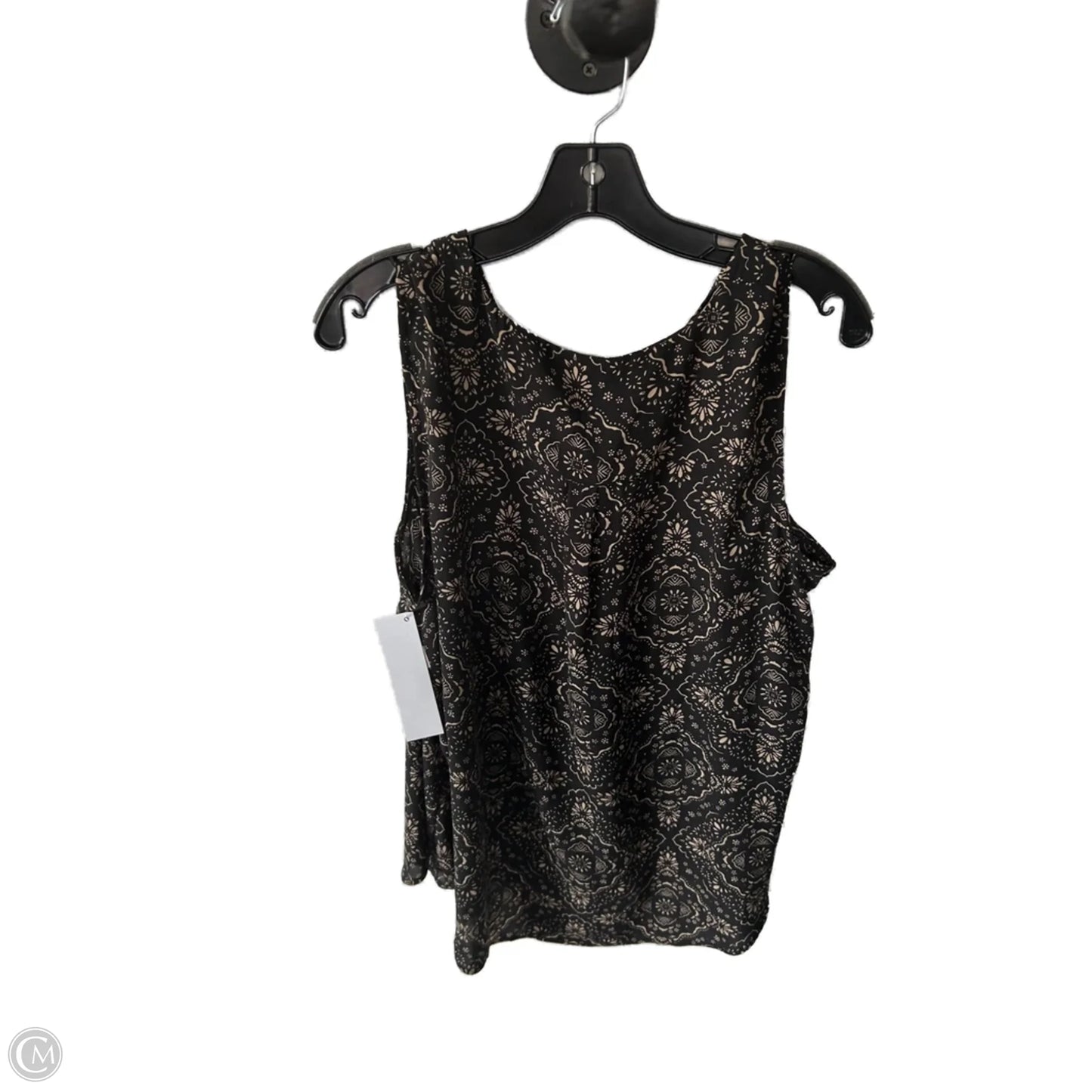 Top Sleeveless By Maurices In Black & Tan, Size: Xxl