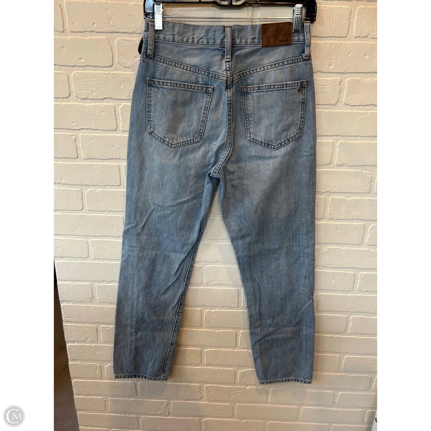 Jeans Cropped By Madewell In Blue Denim, Size: 2