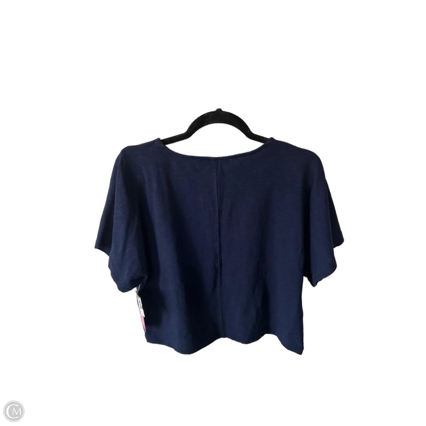 Top Short Sleeve By Loft In Navy, Size: Xs