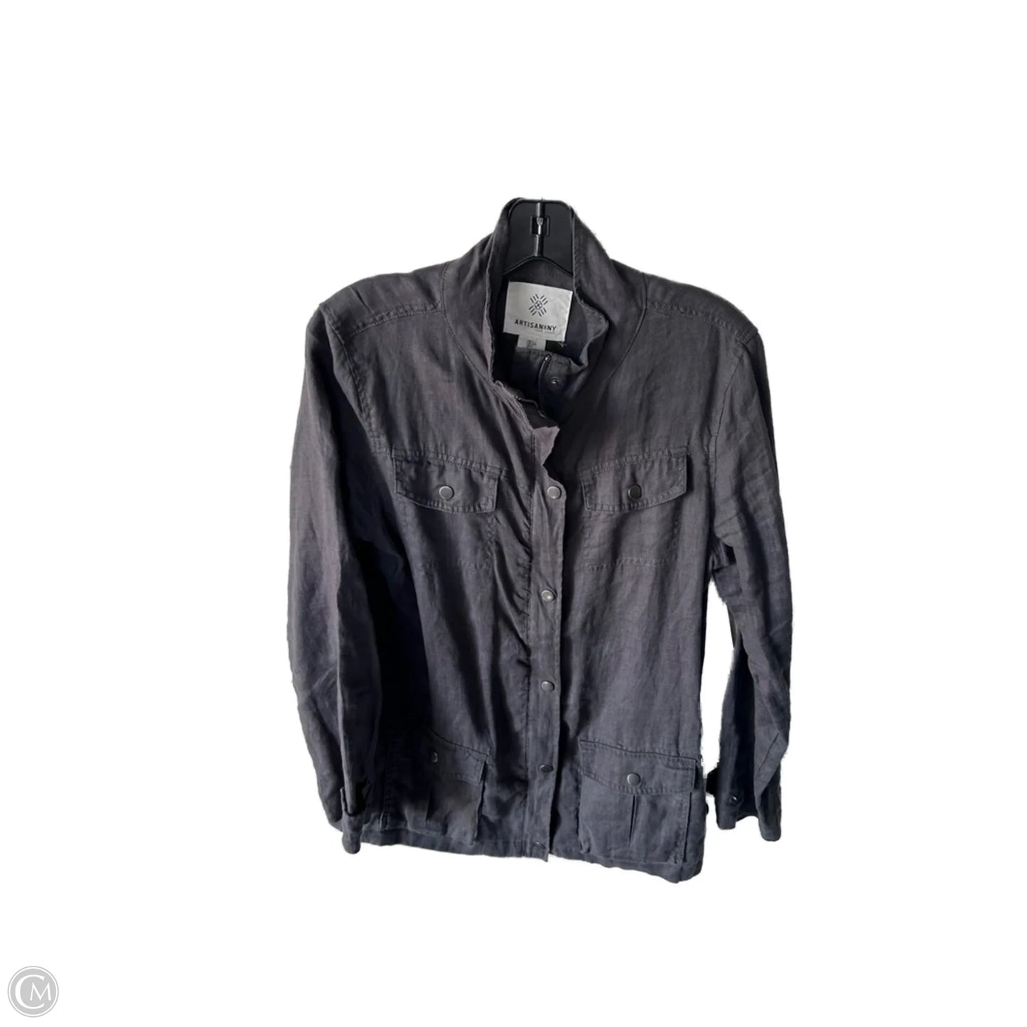 Jacket Utility By Artisan Ny In Grey, Size: L