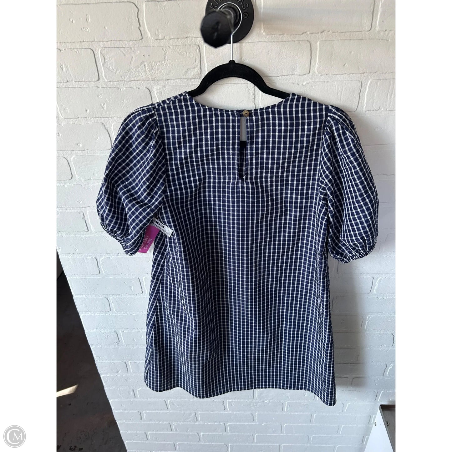 Dress Casual Short By Cmc In Blue & White, Size: S