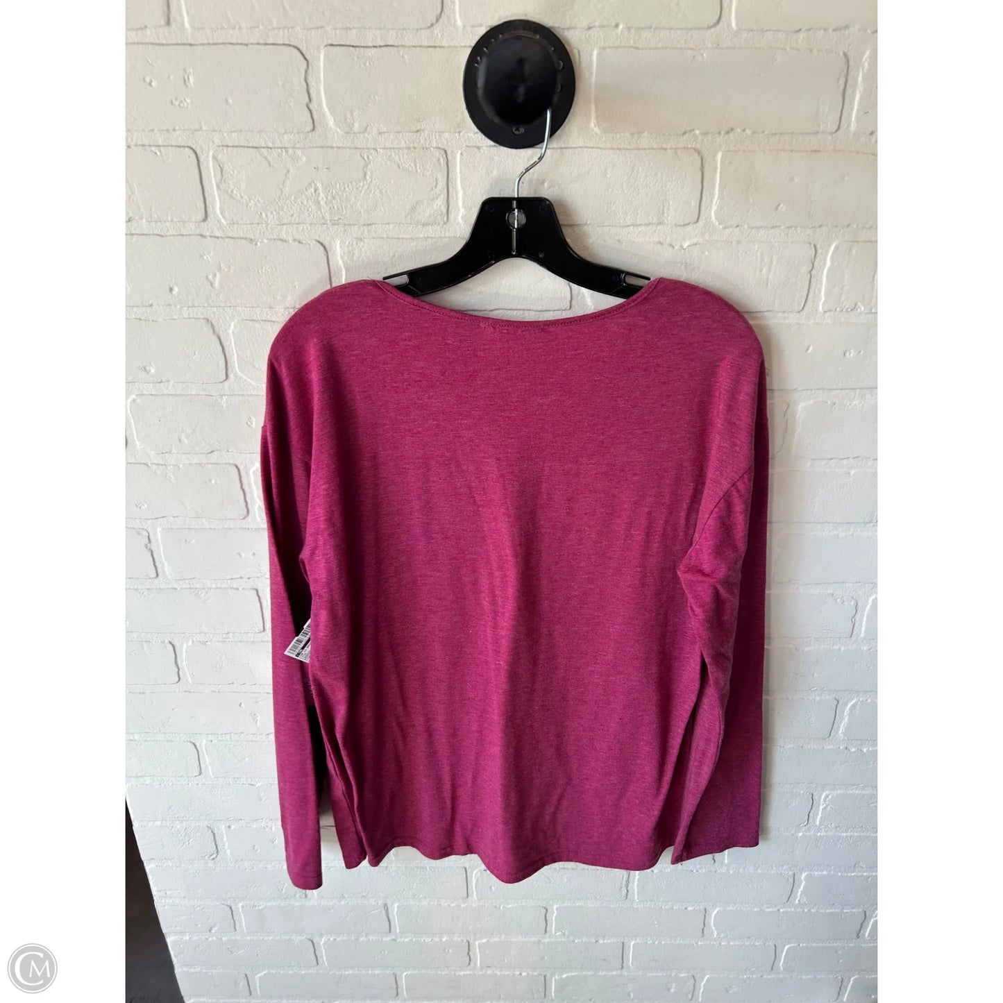 Top Long Sleeve Basic By Cme In Pink, Size: M