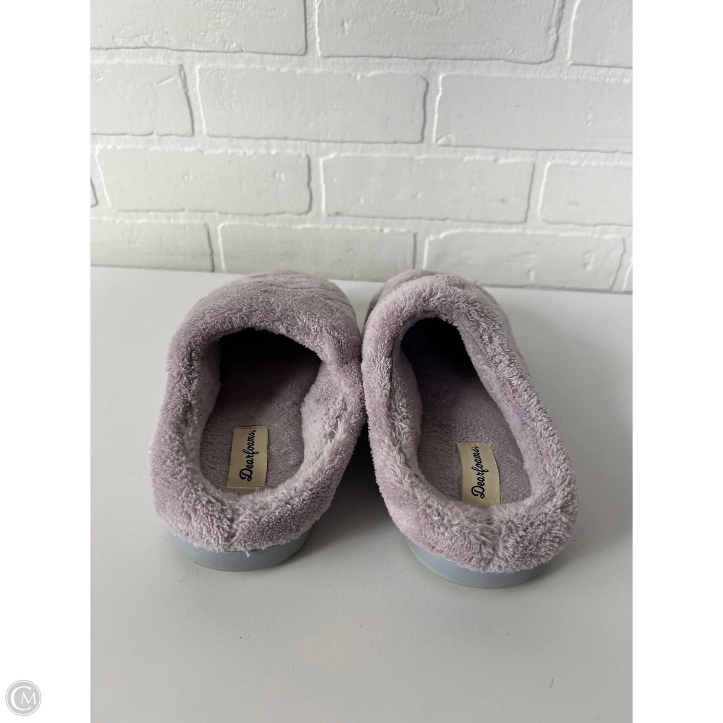 Slippers By Clothes Mentor In Purple, Size: 7.5