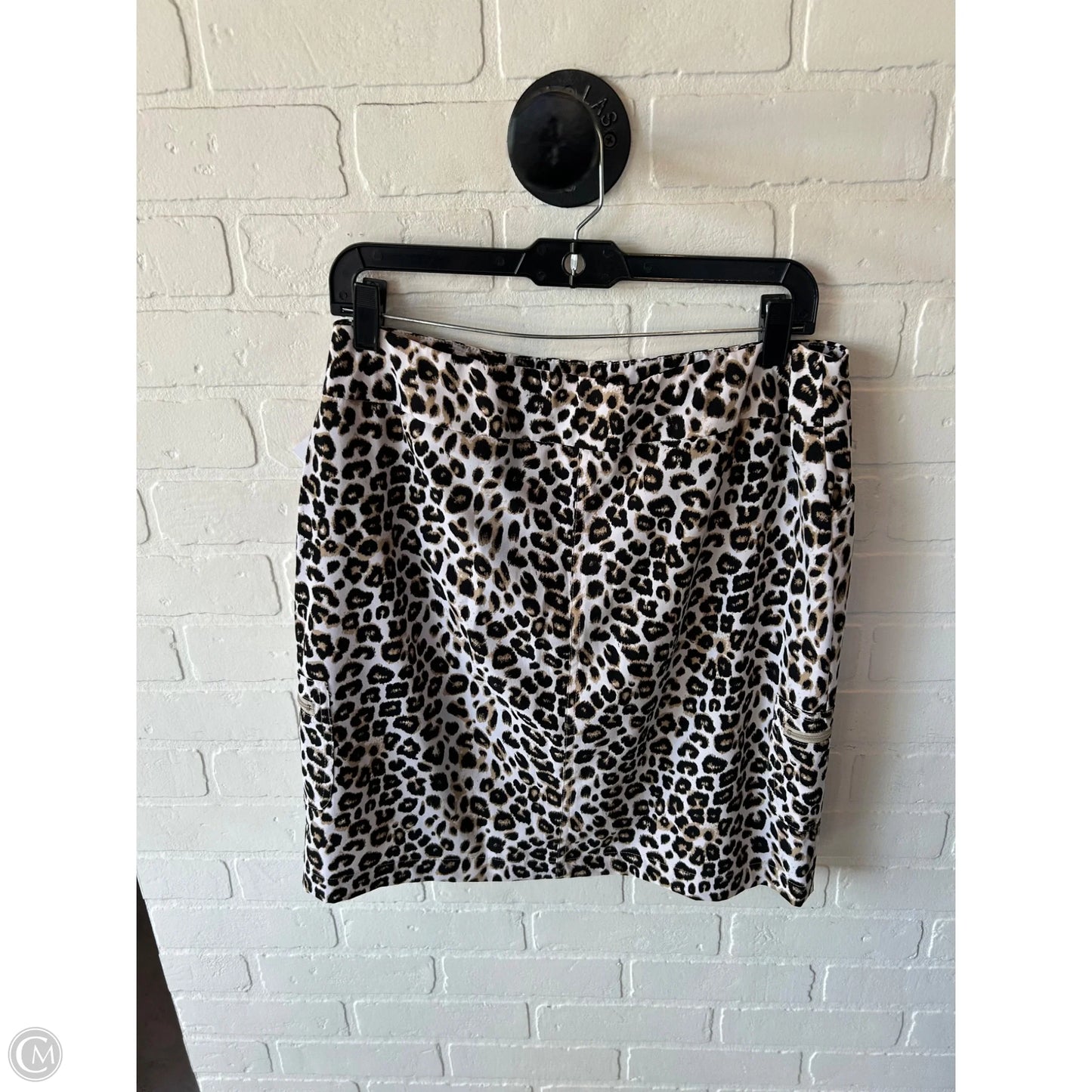 Athletic Skort By Chicos In Animal Print, Size: 6