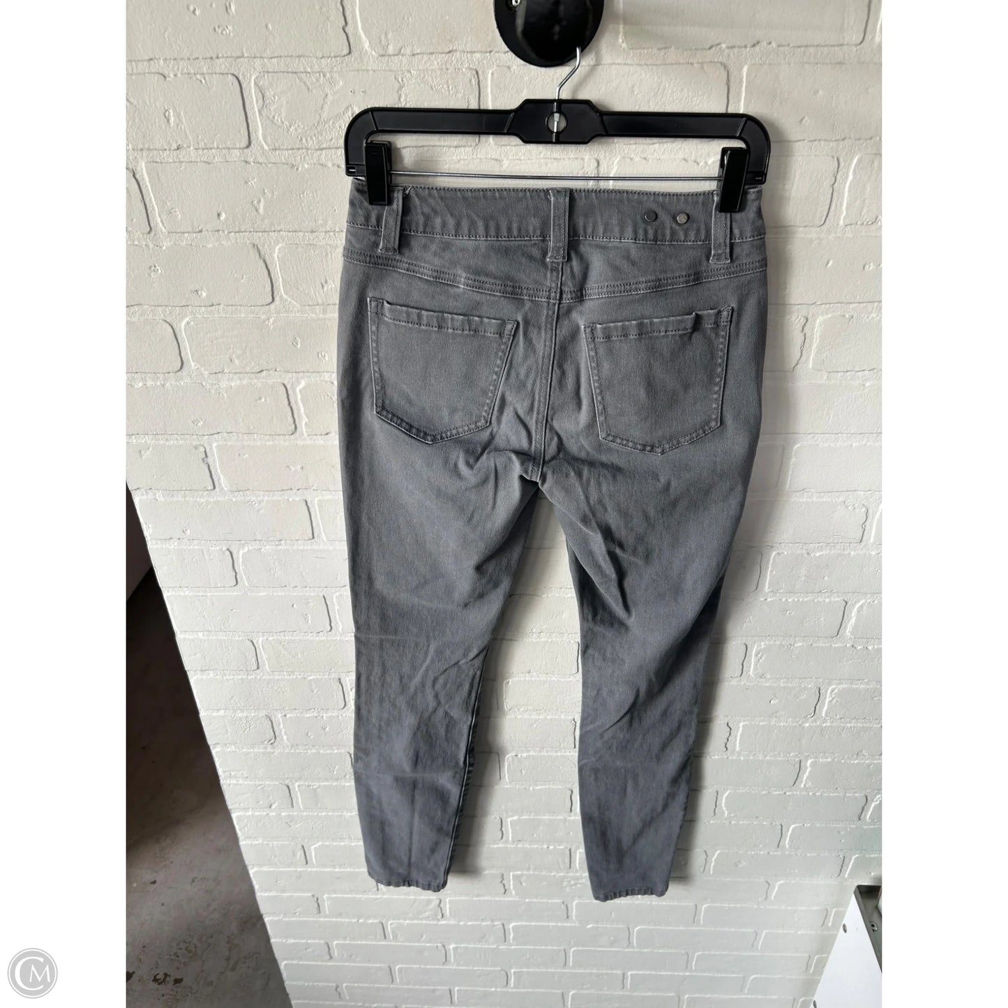 Jeans Skinny By Cabi In Grey Denim, Size: 2