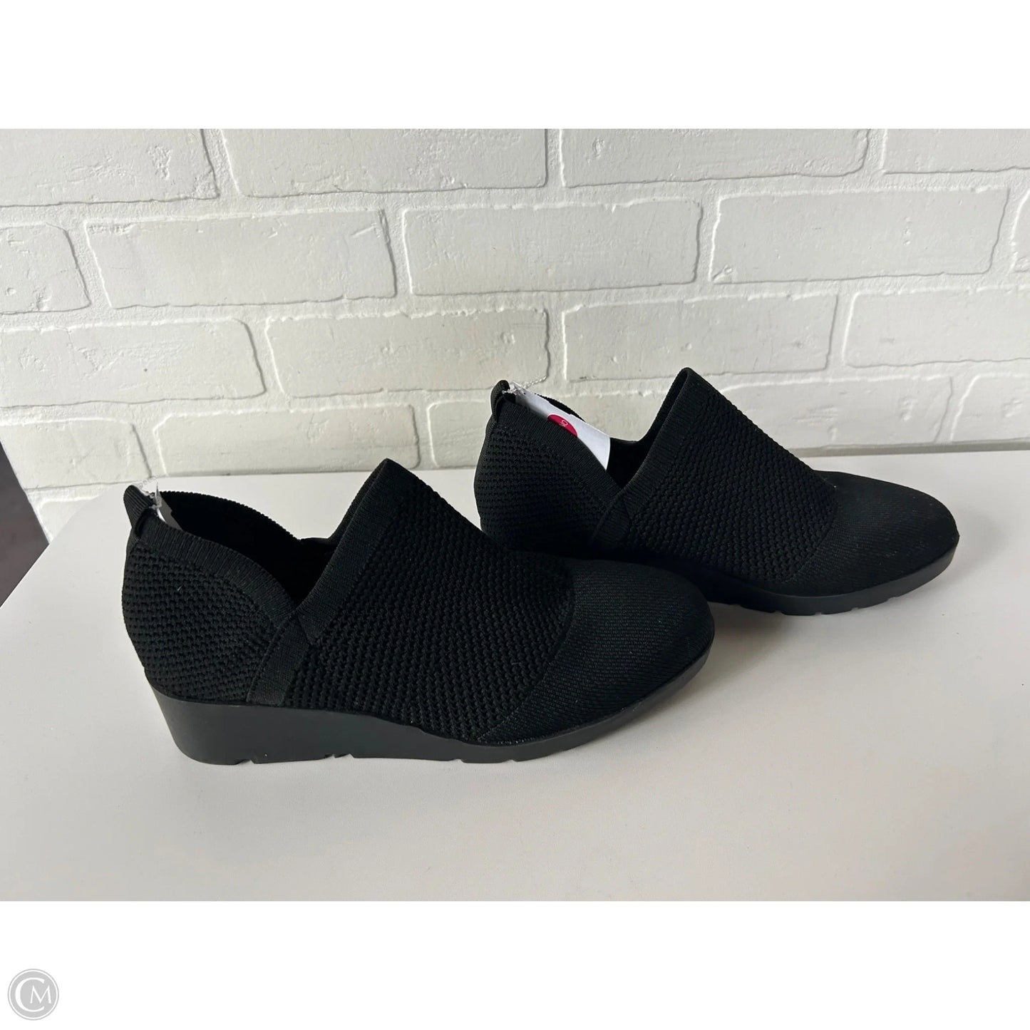 Shoes Heels Wedge By Taryn Rose Shoes In Black, Size: 8.5