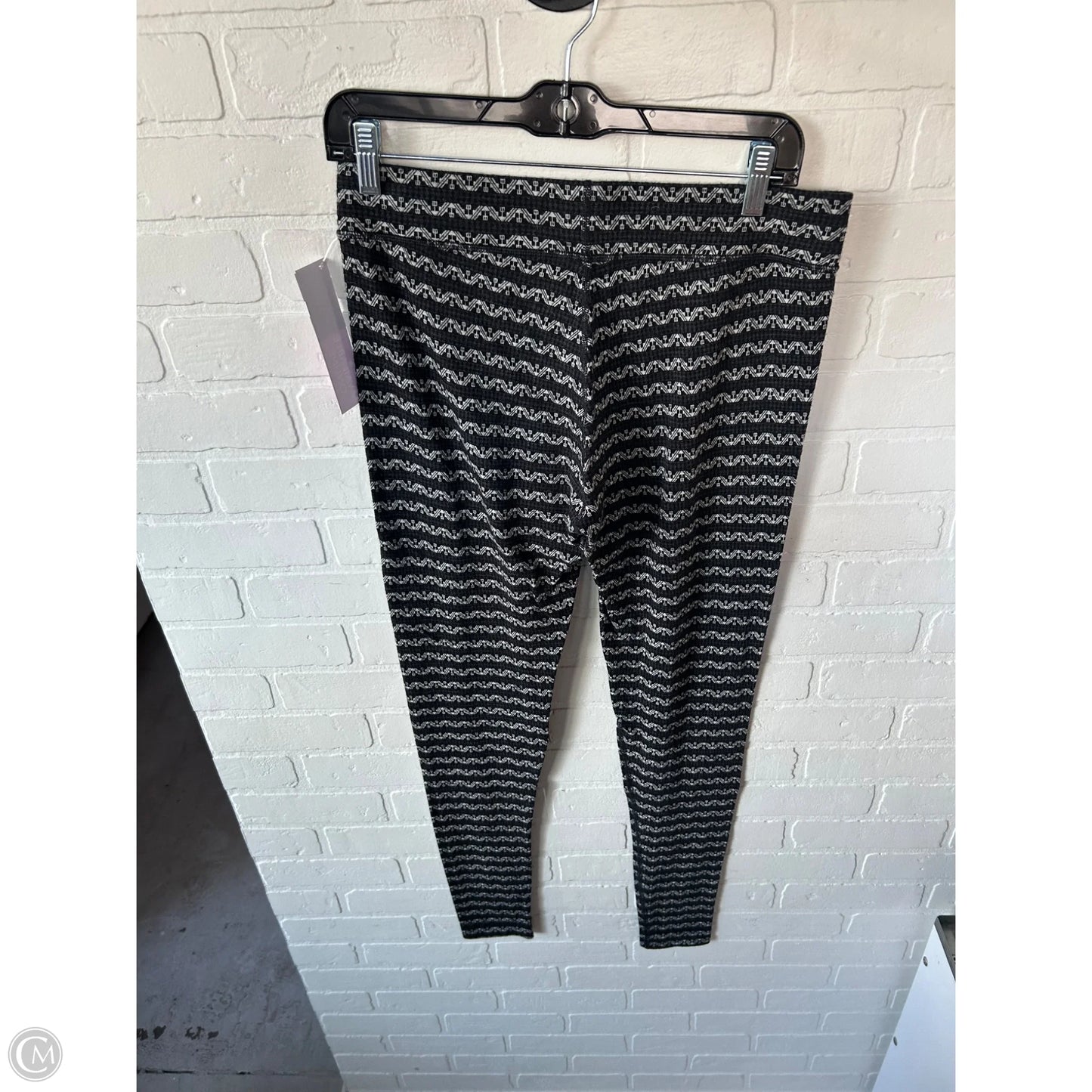 Pants Leggings By Smartwool In Black & White, Size: 16