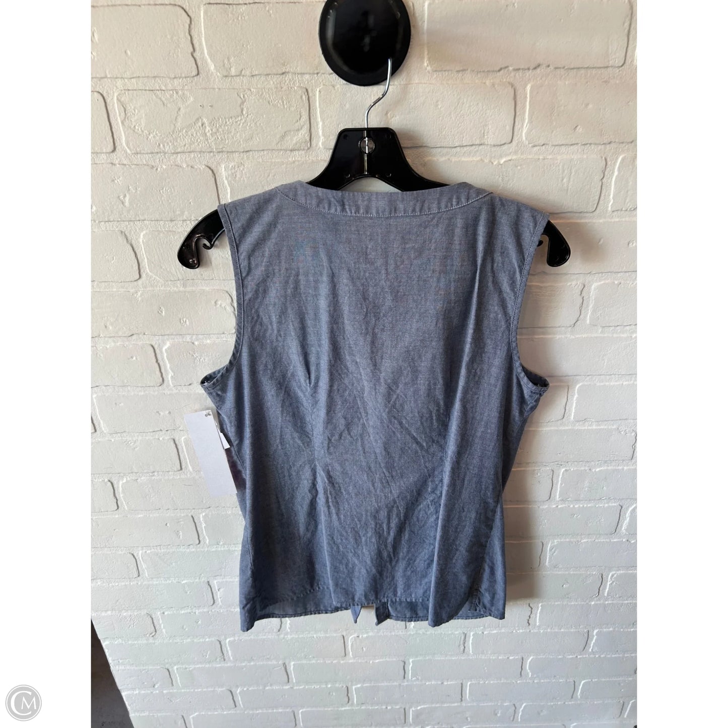 Top Sleeveless By Outback Red In Blue, Size: S