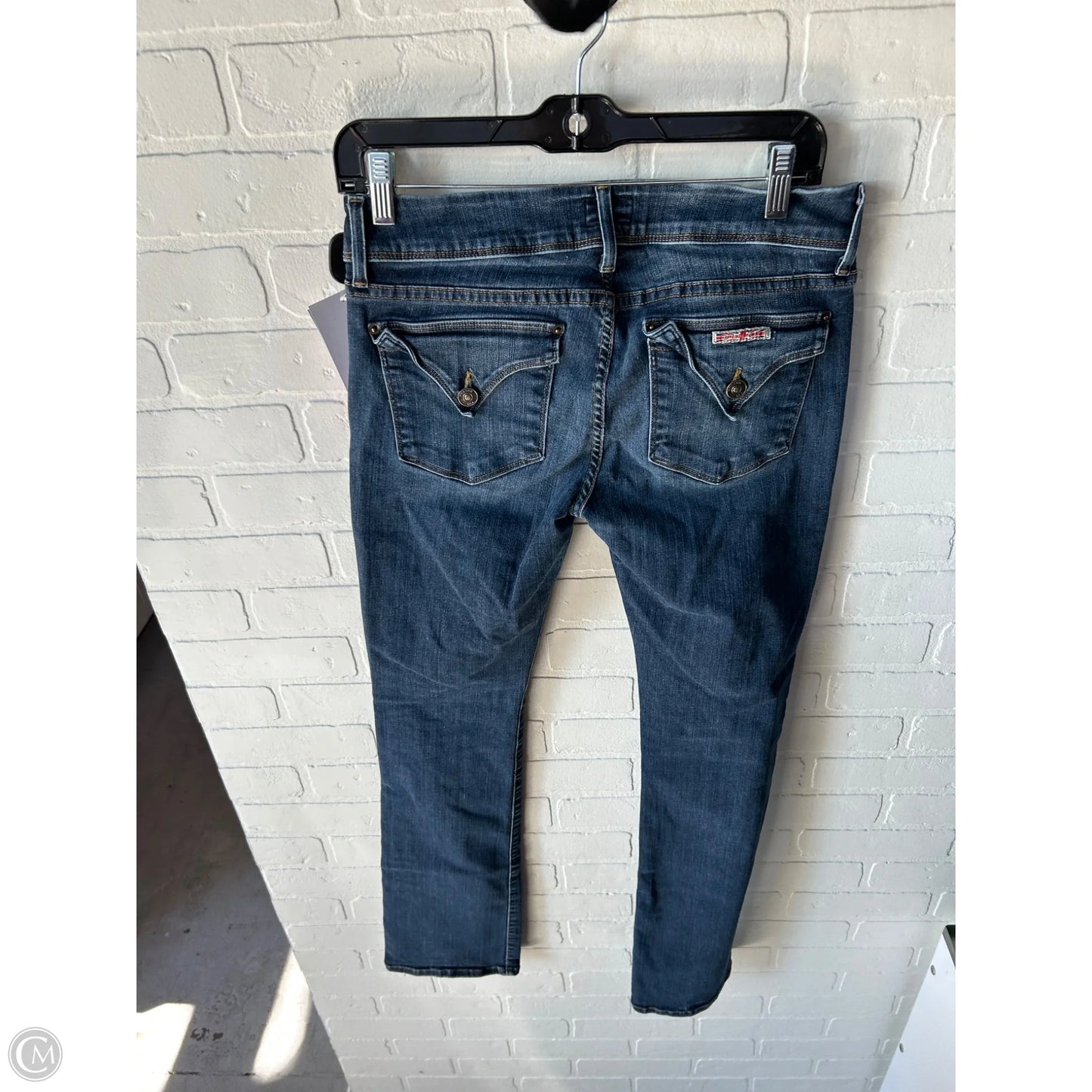 Jeans Boot Cut By Hudson In Blue Denim, Size: 8
