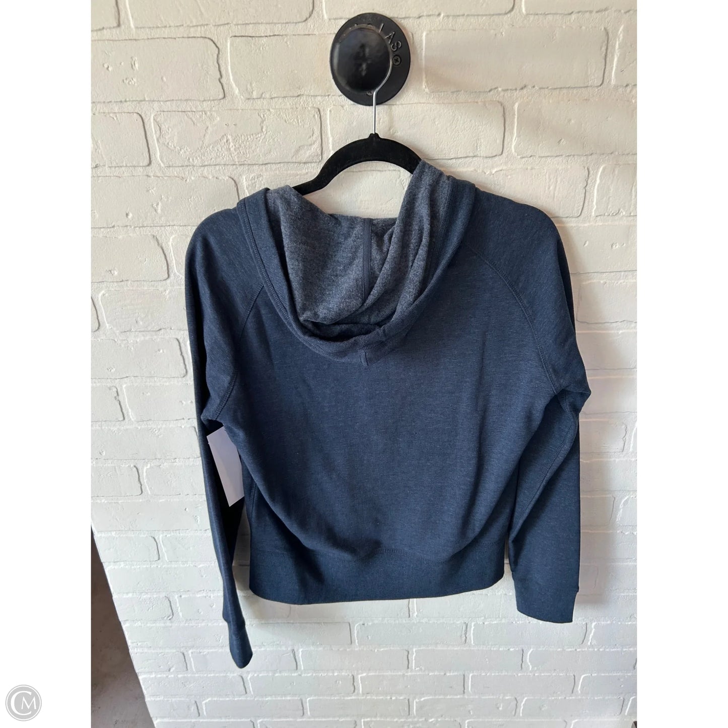 Sweatshirt Hoodie By Eddie Bauer In Navy, Size: S