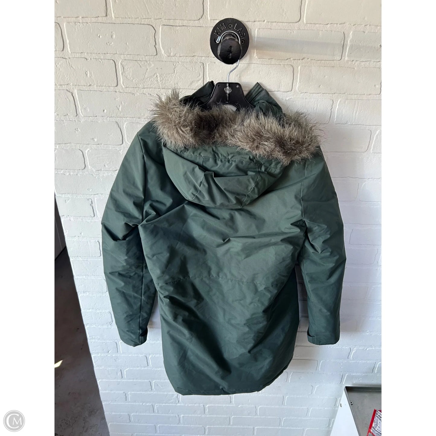 Coat Puffer & Quilted By Adidas In Green, Size: M