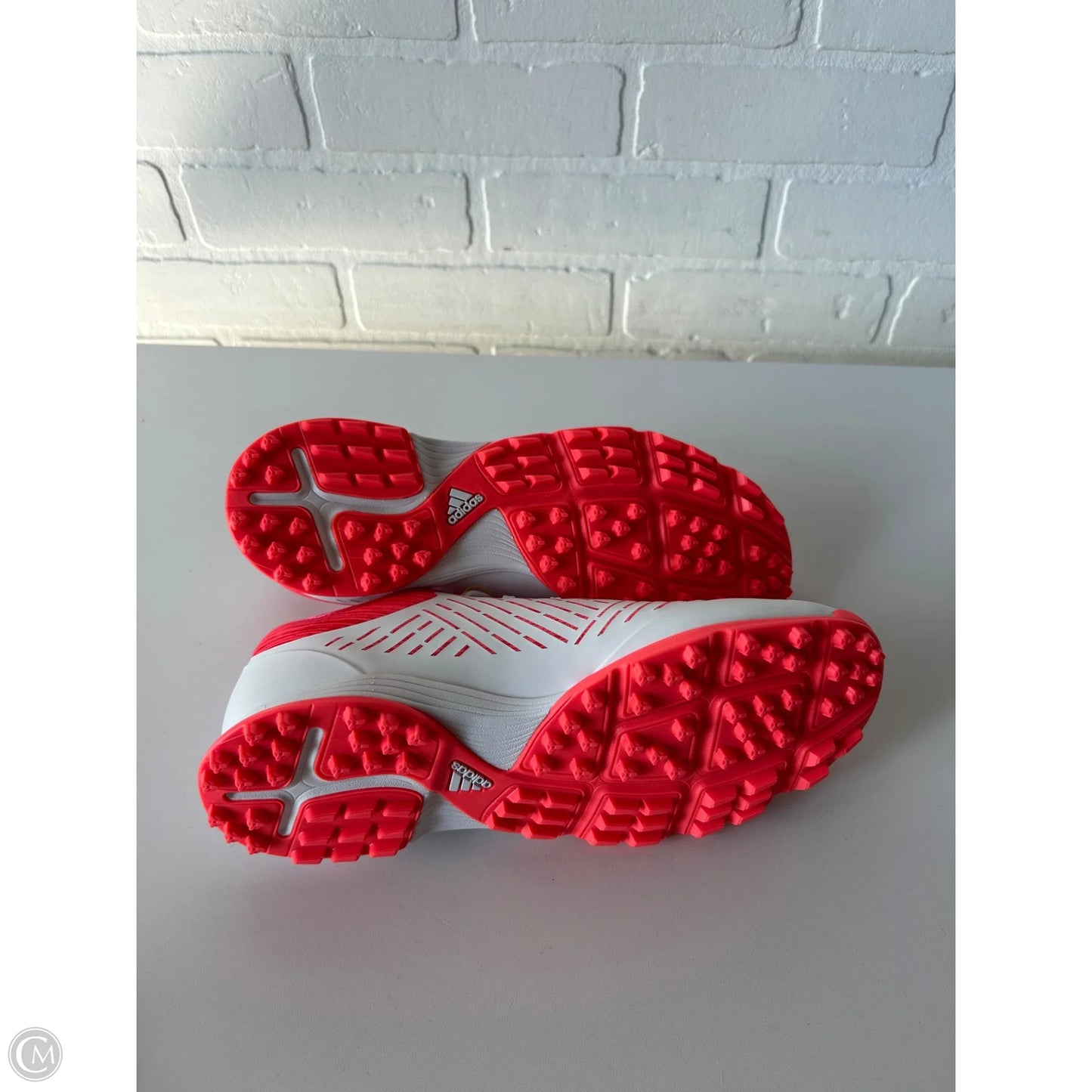 Shoes Athletic By Adidas In Pink & White, Size: 8