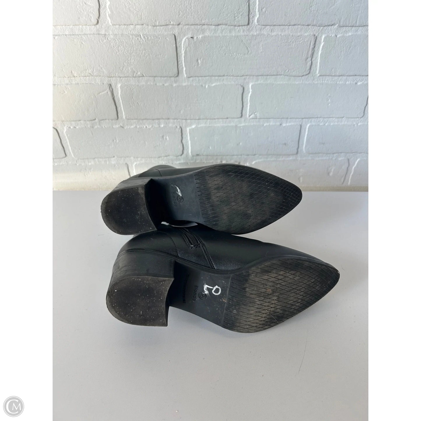 Boots Ankle Heels By Blondo In Black, Size: 7