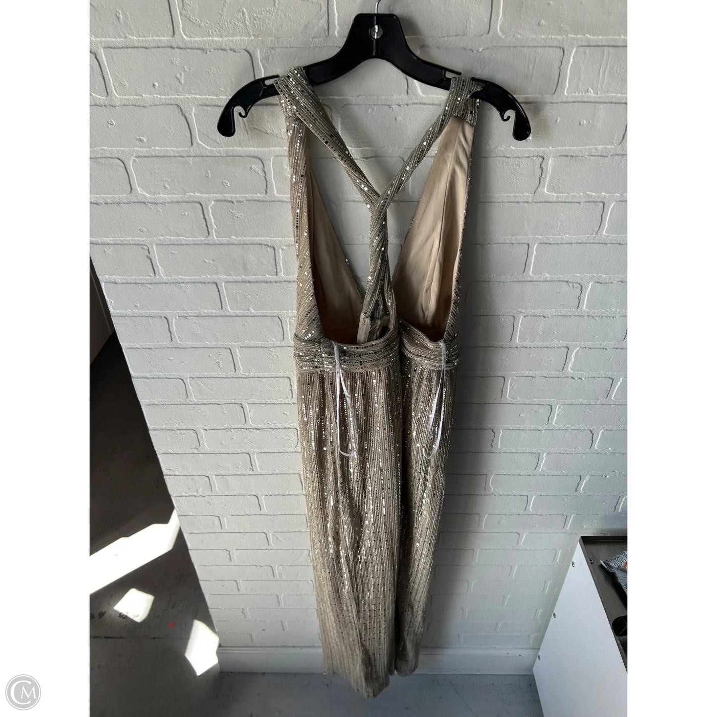 Jumpsuit By Lulus In Silver & Tan, Size: Xl