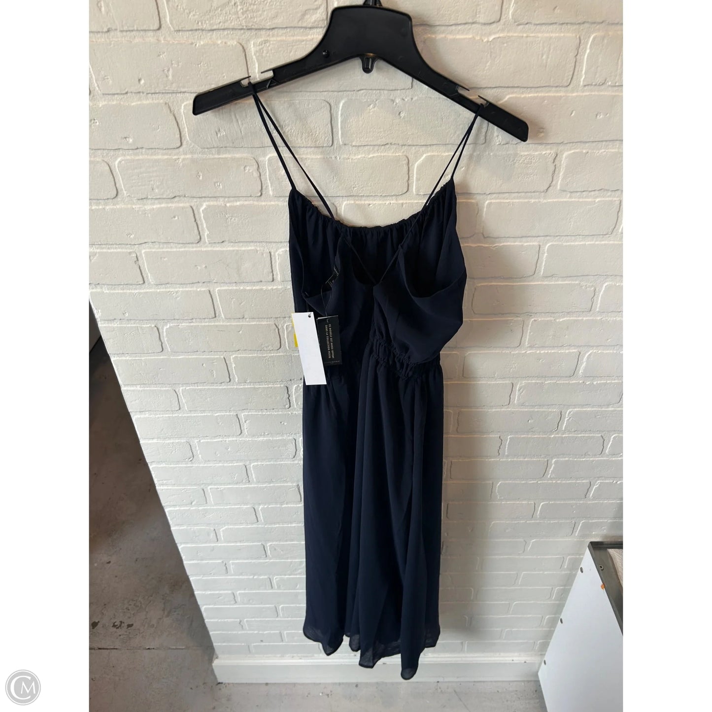 Dress Party Midi By Banana Republic In Navy, Size: M