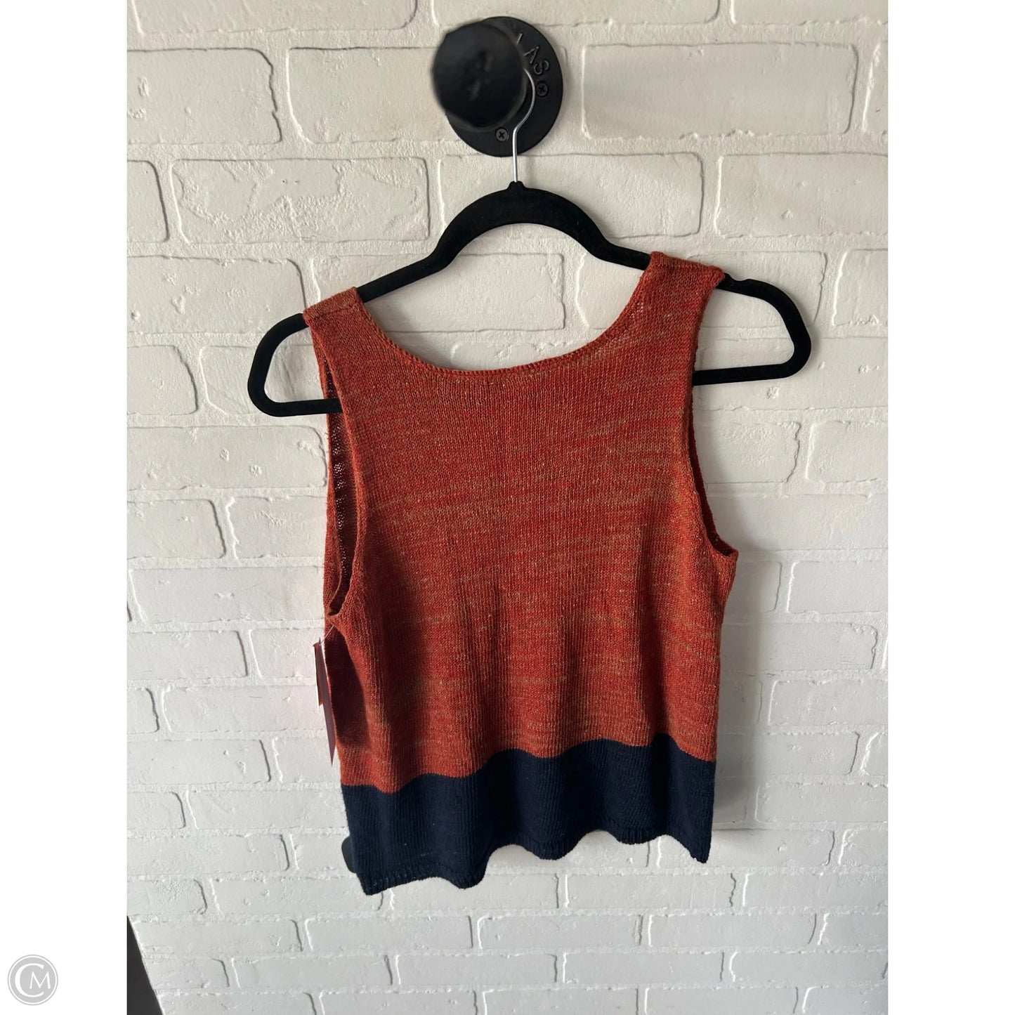 Vest Sweater By Akemi And Kin In Blue & Orange, Size: Sp