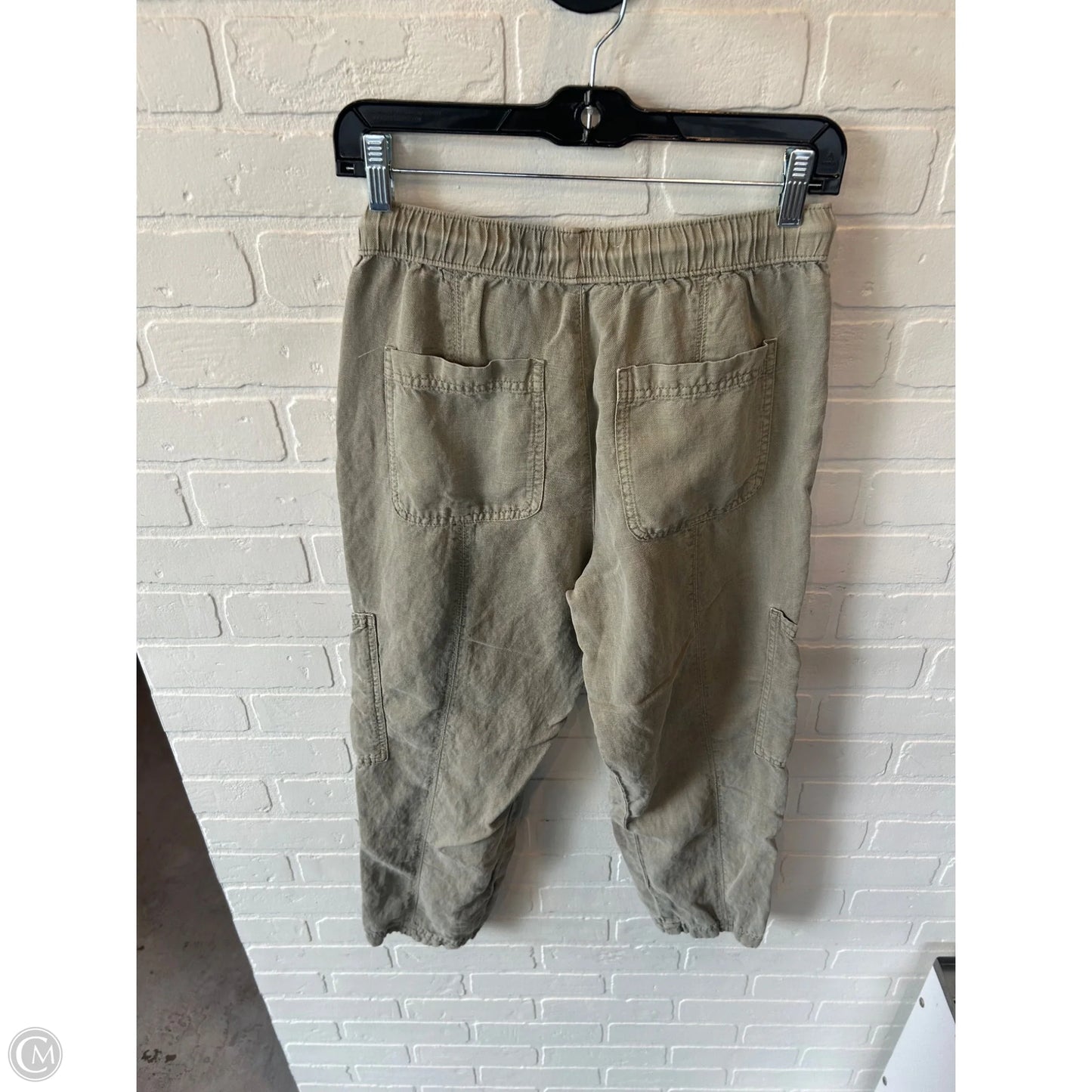 Pants Linen By C And C In Green, Size: 4