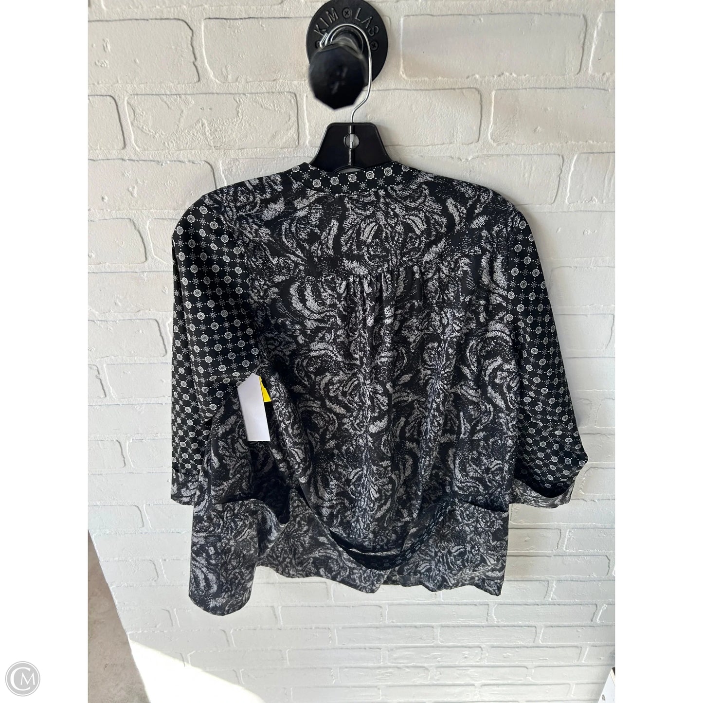 Kimono By H&m In Black & Grey, Size: Xs