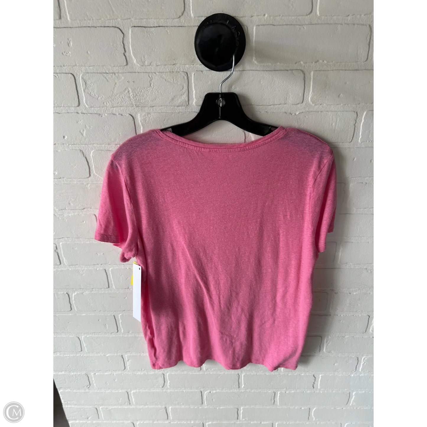 Top Short Sleeve By Athleta In Pink, Size: S