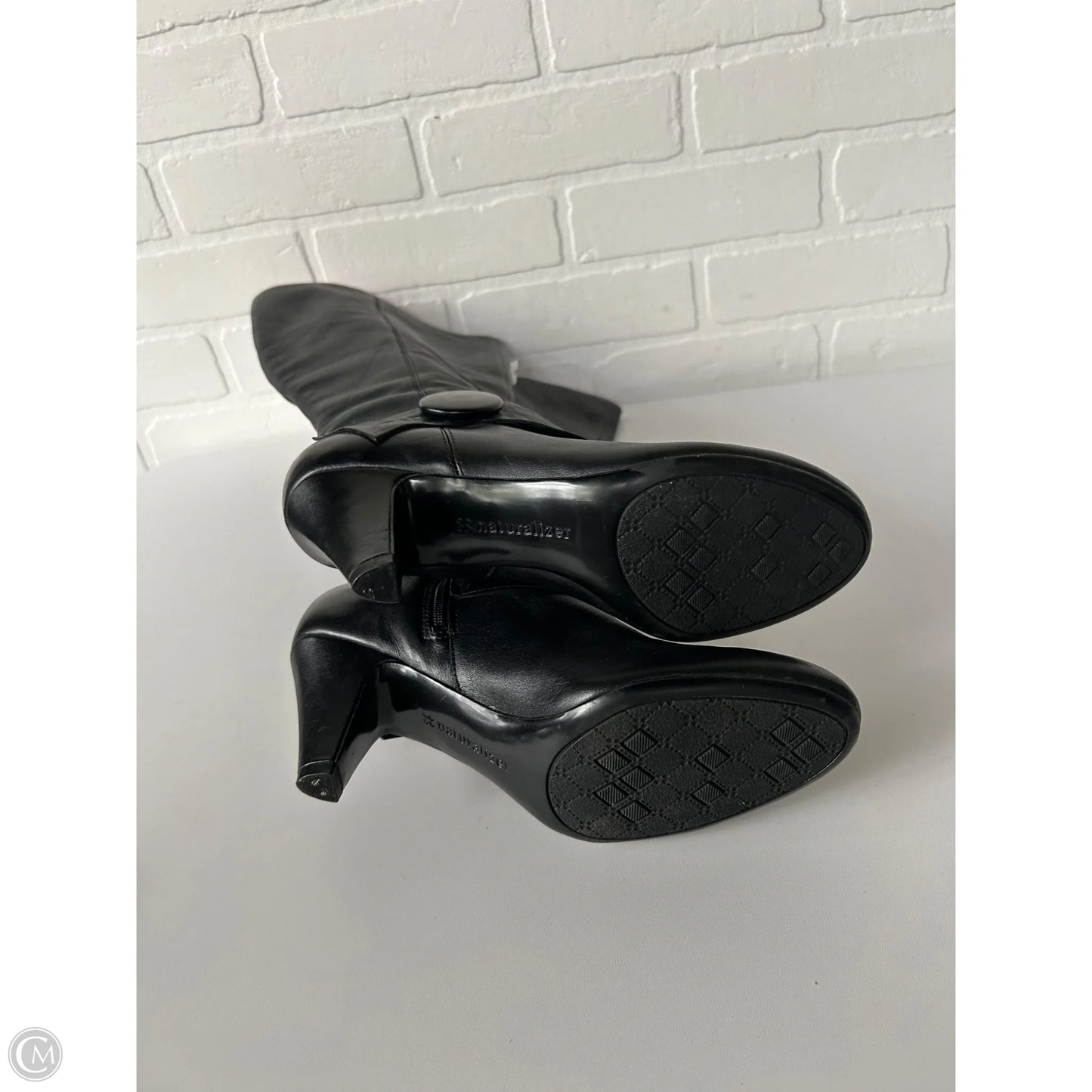 Boots Mid-calf Heels By Naturalizer In Black, Size: 5