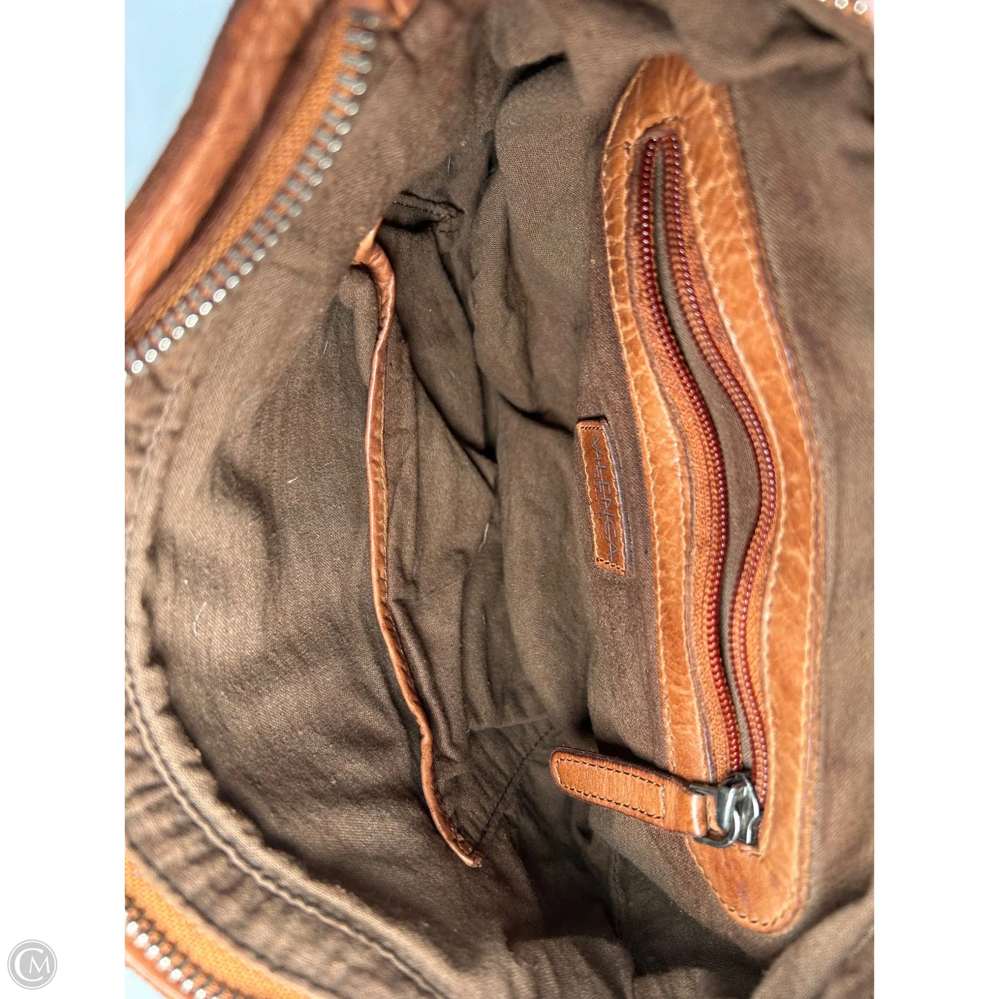 Crossbody Leather By Clothes Mentor, Size: Medium