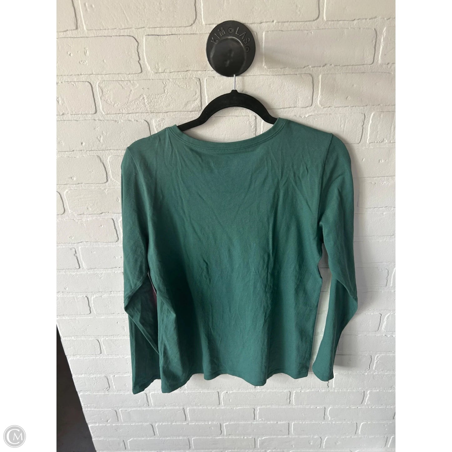 Top Long Sleeve Basic By Life Is Good In Green & Red, Size: S
