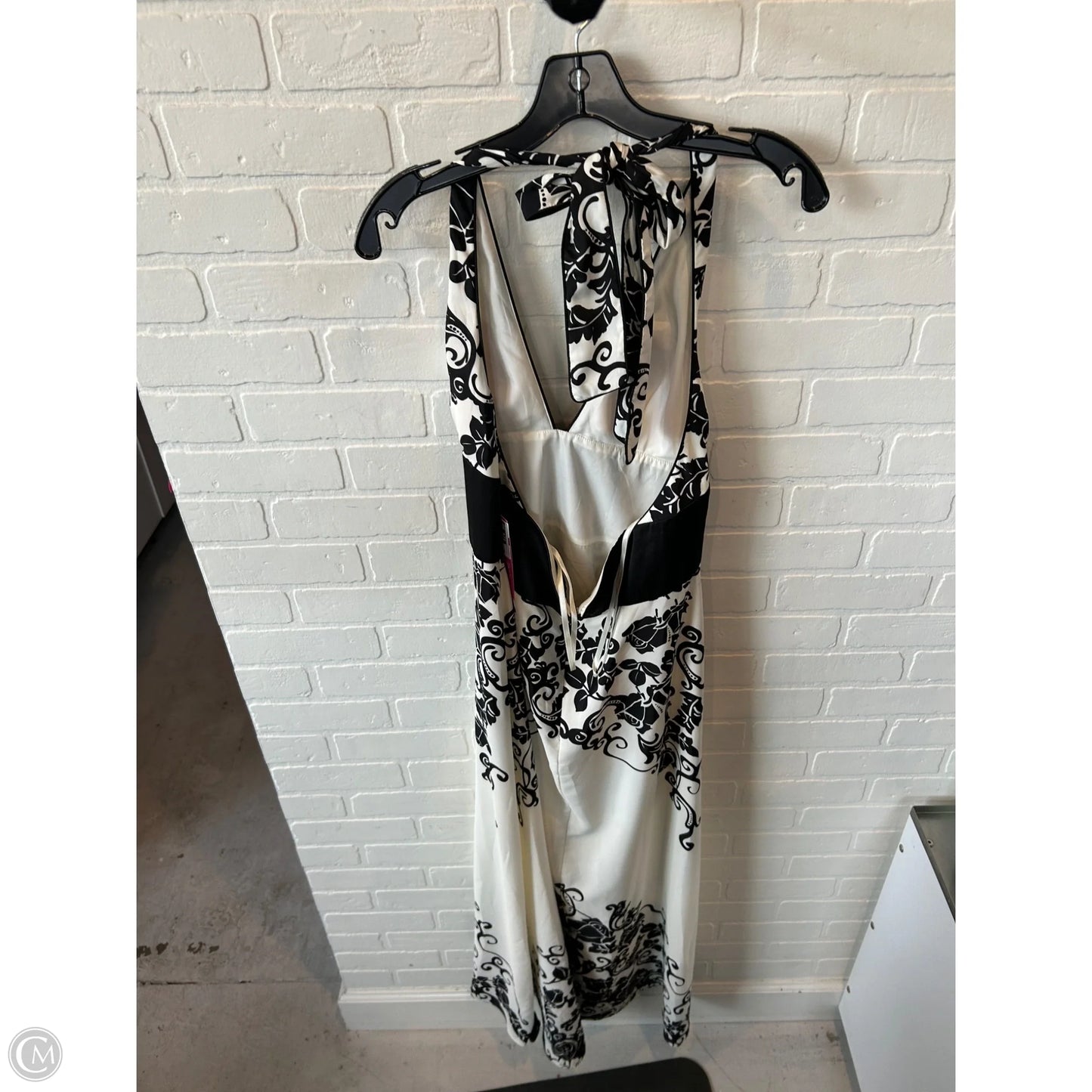 Dress Party Long By White House Black Market In Black & White, Size: L