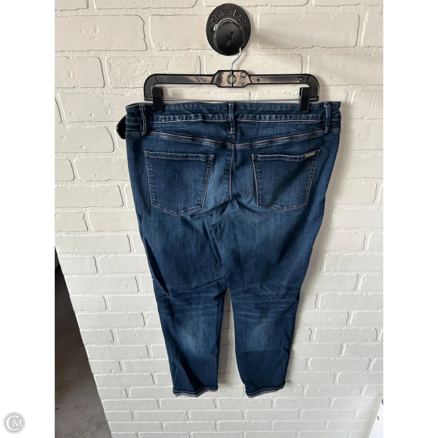 Jeans Cropped By White House Black Market In Blue Denim, Size: 12