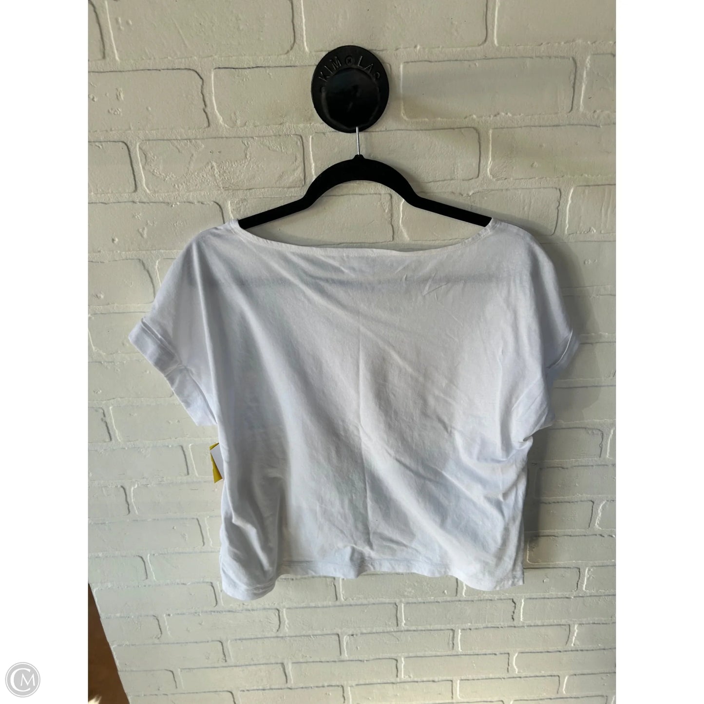 Top Short Sleeve By Cabi In White, Size: S