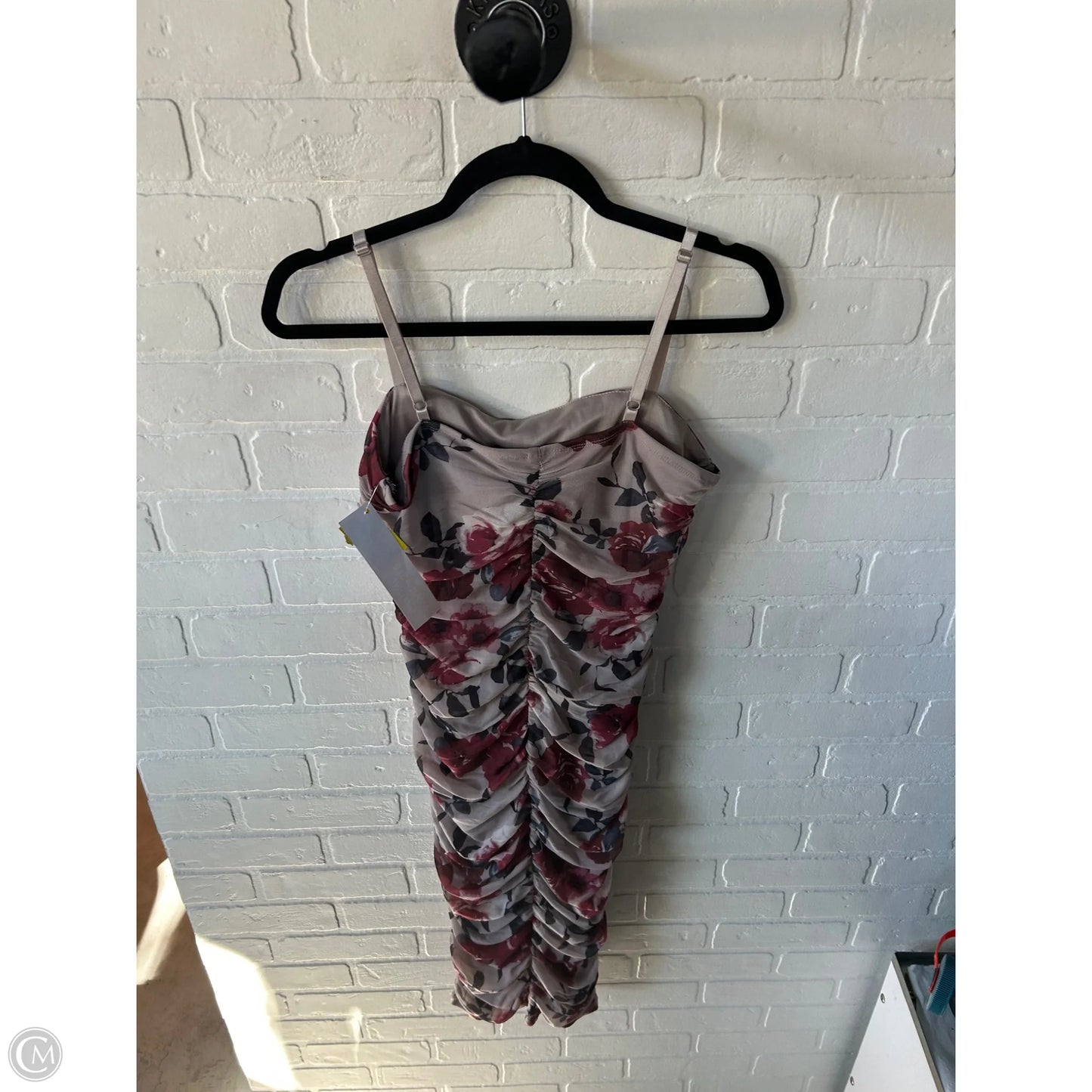 Dress Party Midi By Speechless In Brown & Red, Size: L