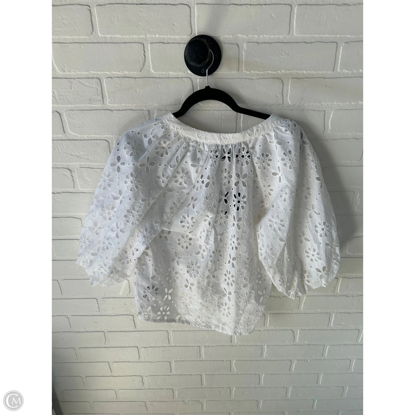 Blouse Short Sleeve By Joes Jeans In White, Size: S