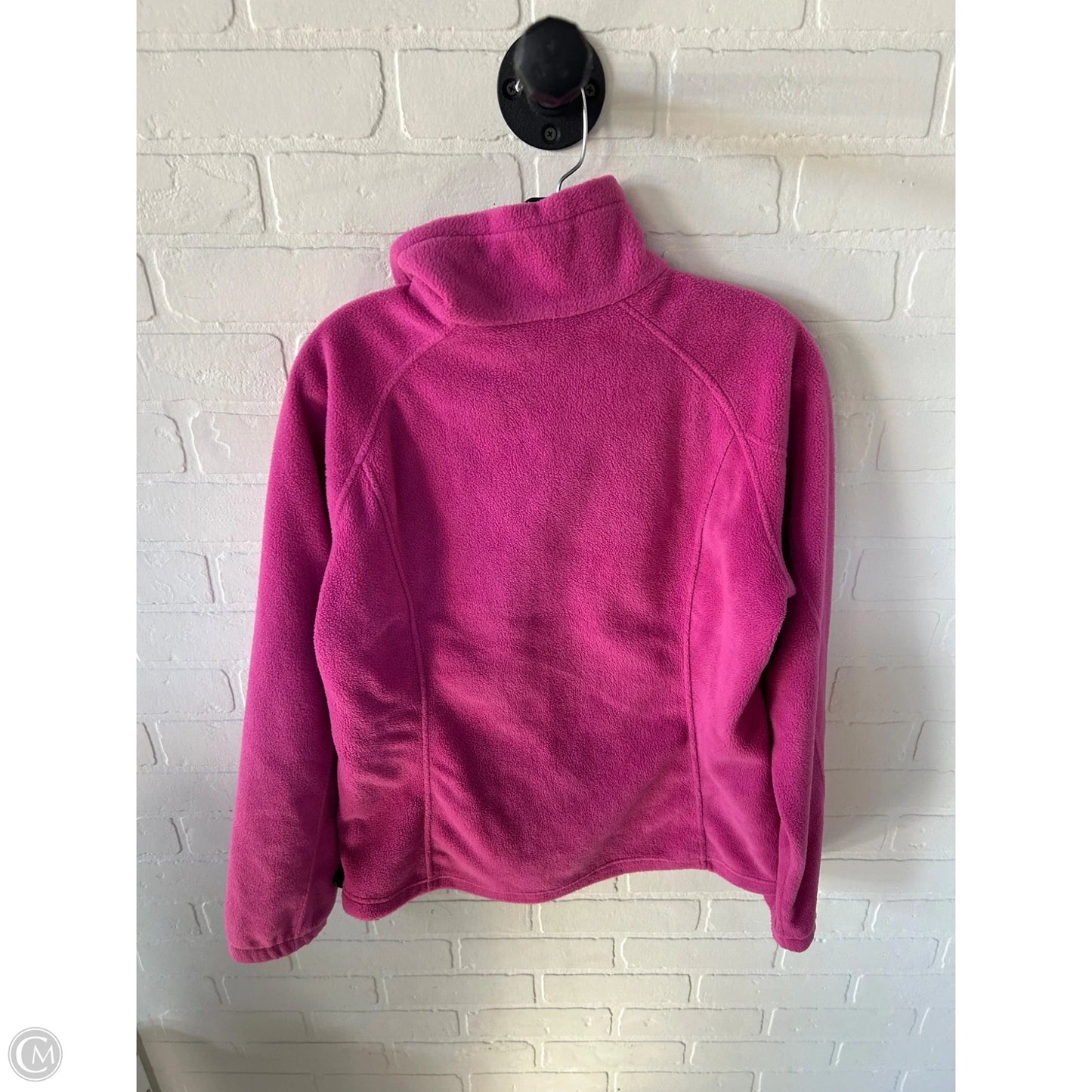 Jacket Fleece By Columbia In Pink, Size: L