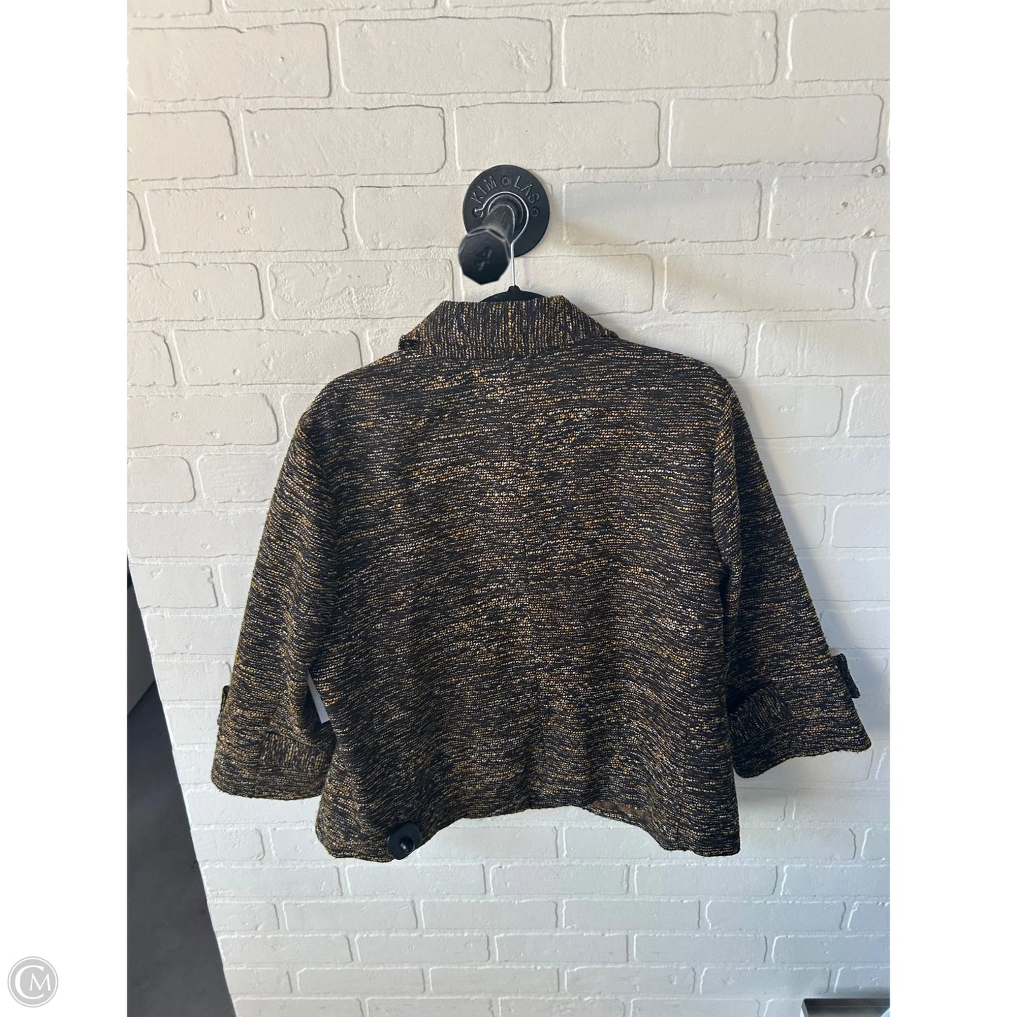 Blazer By Christopher And Banks In Black & Gold, Size: Xl