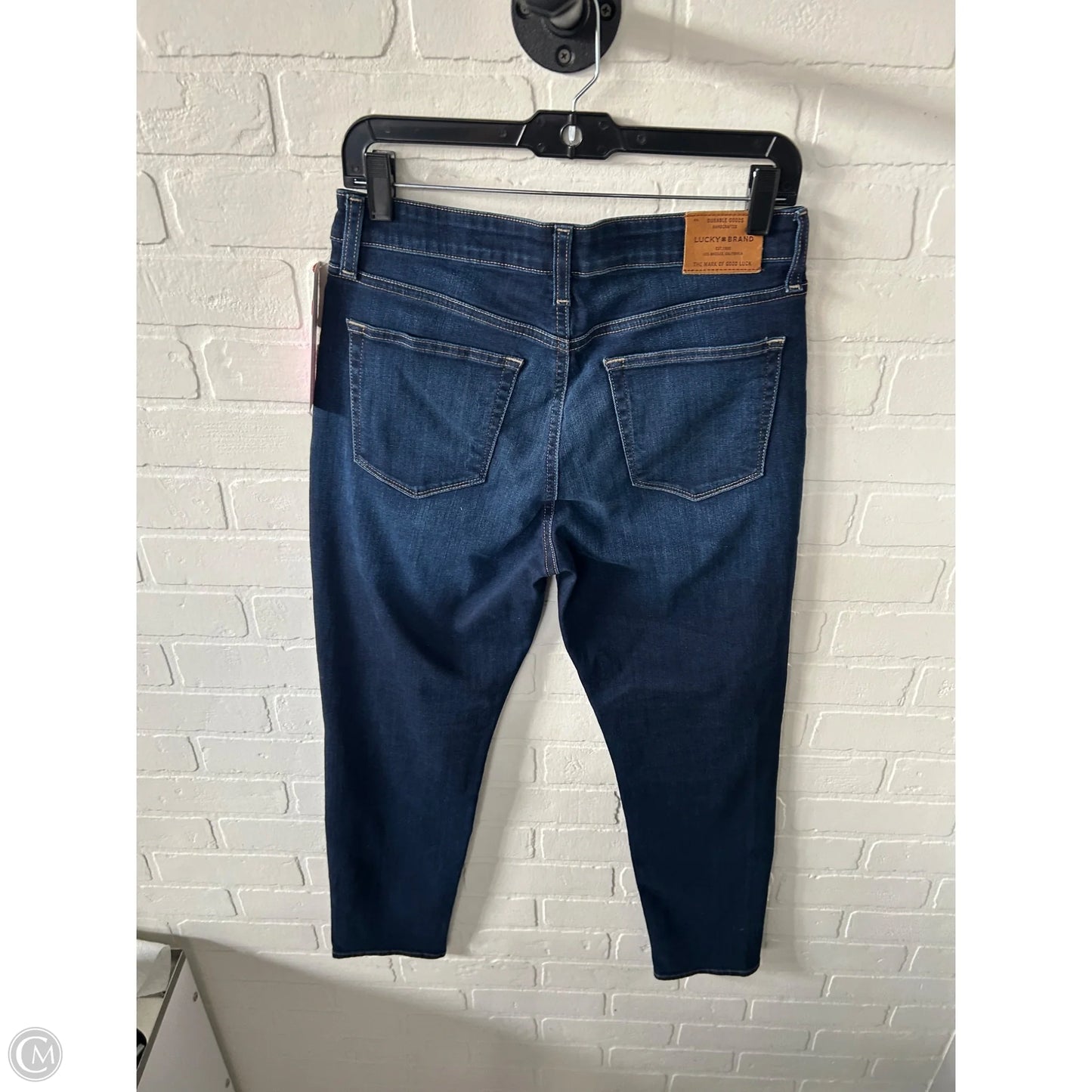 Jeans Skinny By Lucky Brand In Blue Denim, Size: 8