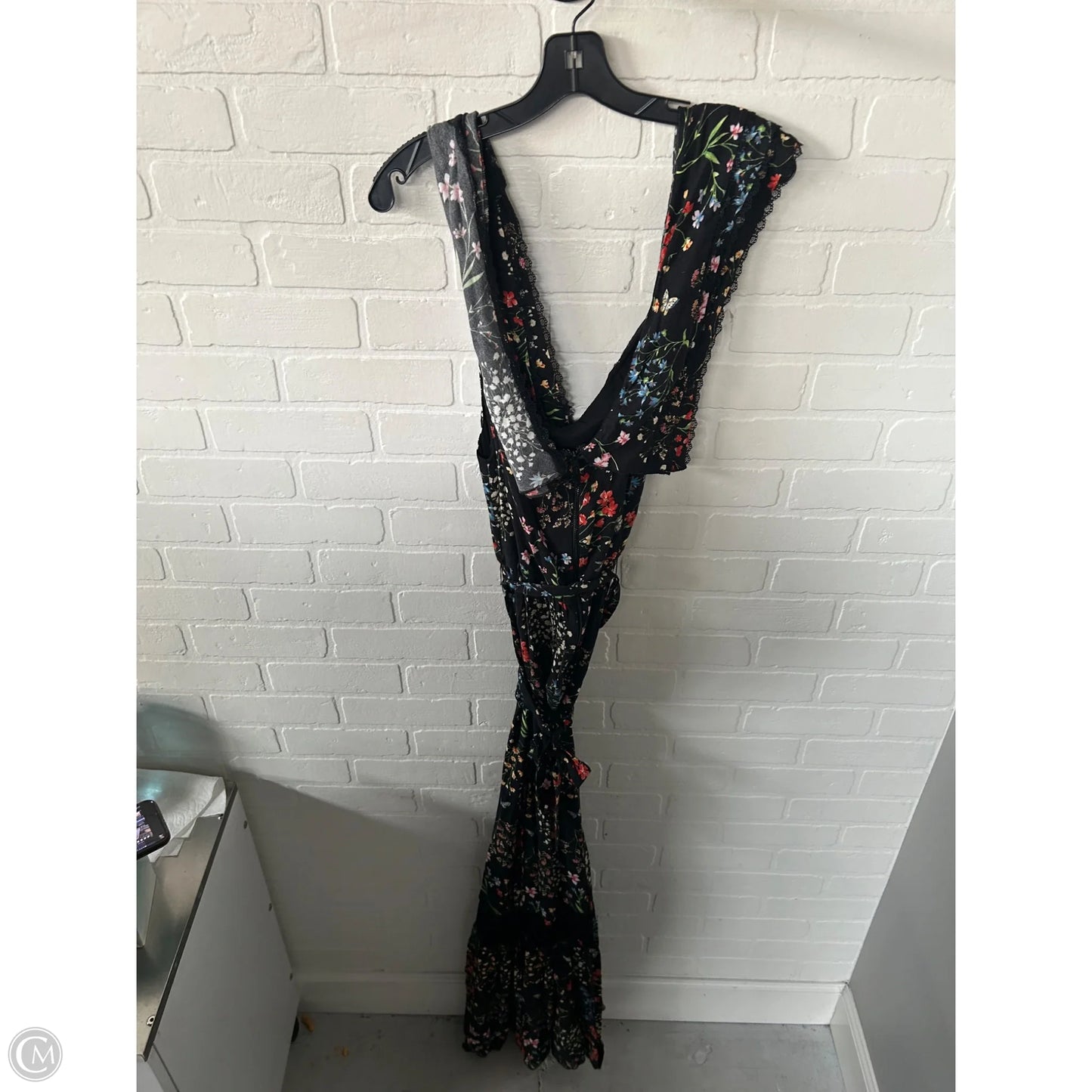 Dress Designer By Alice + Olivia In Black & Red, Size: S