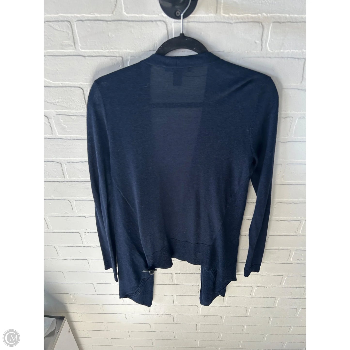 Sweater Cardigan By Inc In Navy, Size: L