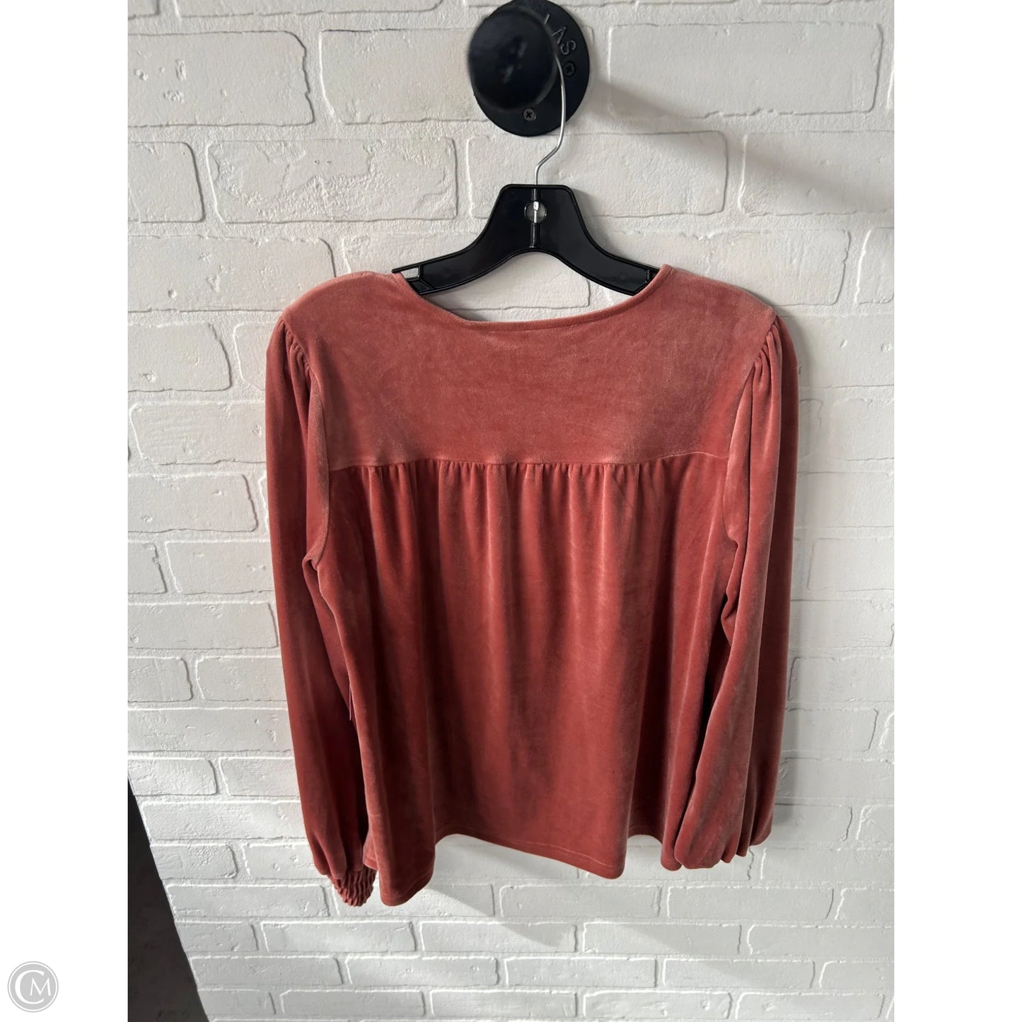 Top Long Sleeve By Sugar Lips In Orange, Size: Xs