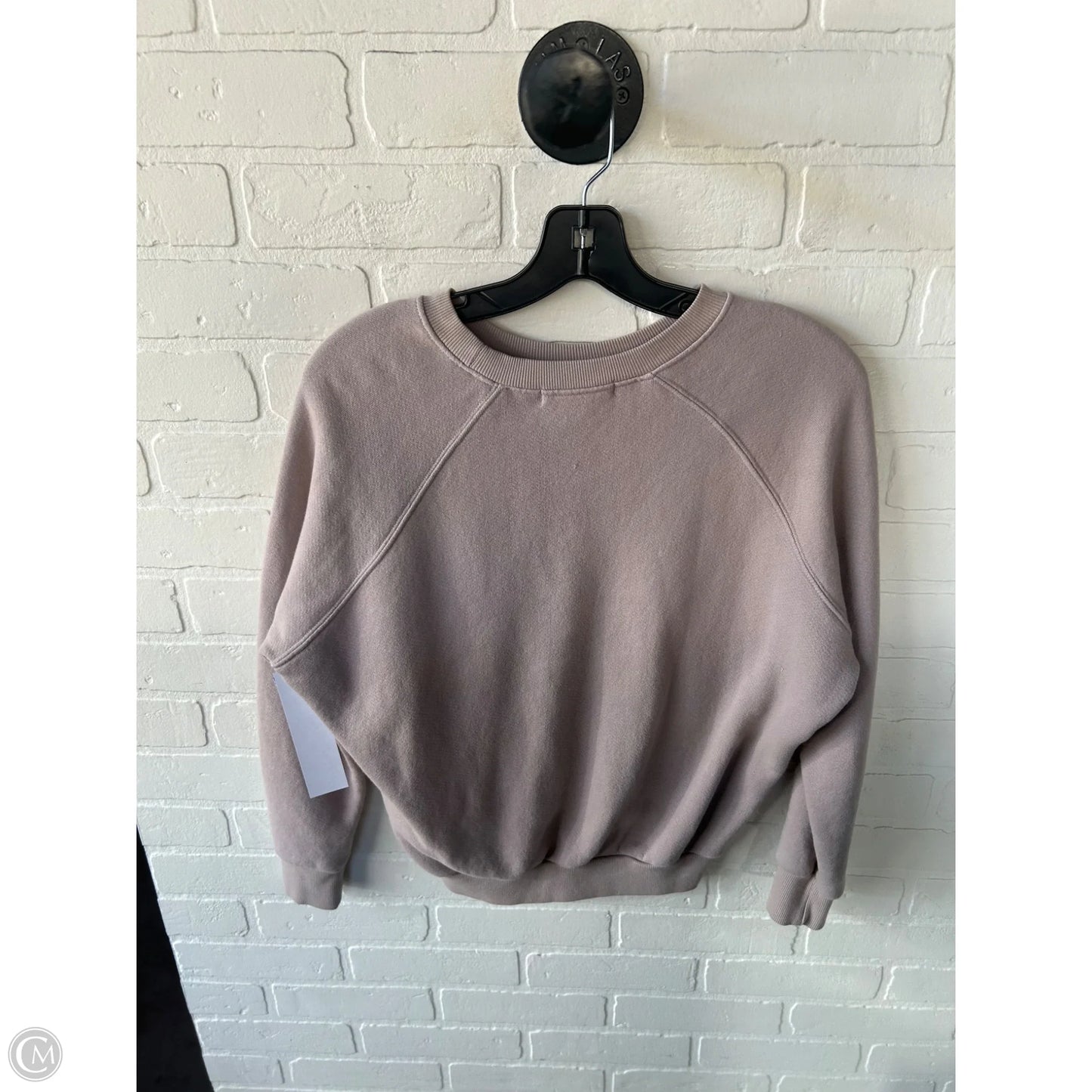 Sweatshirt Crewneck By Clothes Mentor In Taupe, Size: S